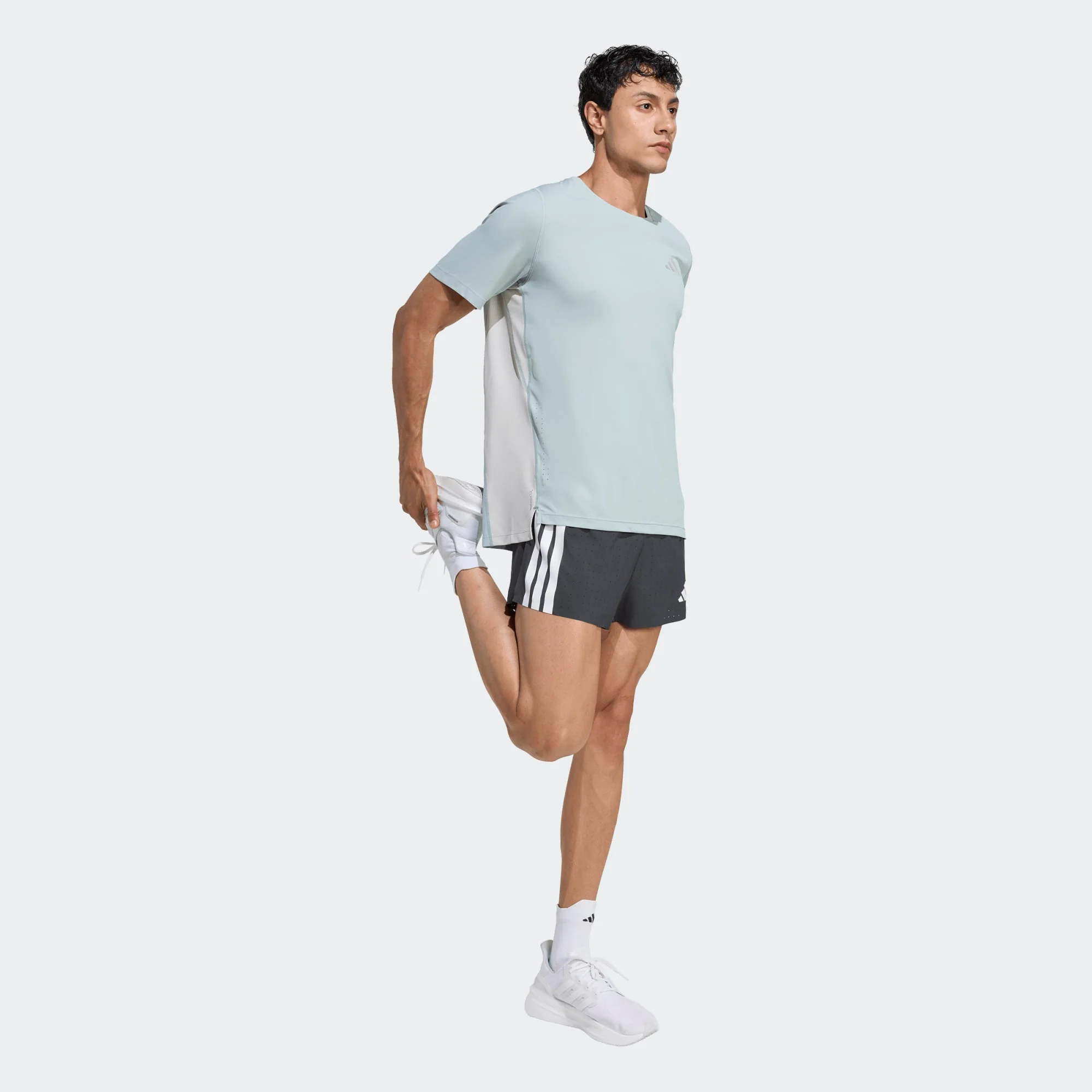 Adidas ADI365 Breeze Running Tee | Wonder Sage/Wonder Alumina - Image 3