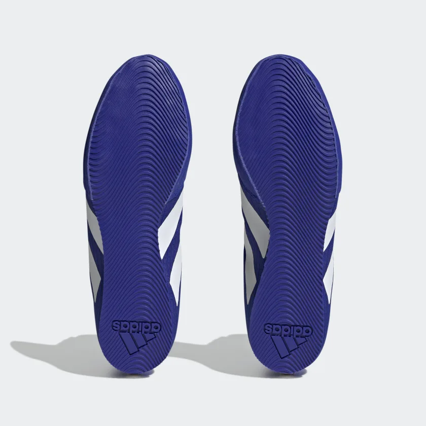 Adidas Box Hog 4 | Blue/White - Image 4