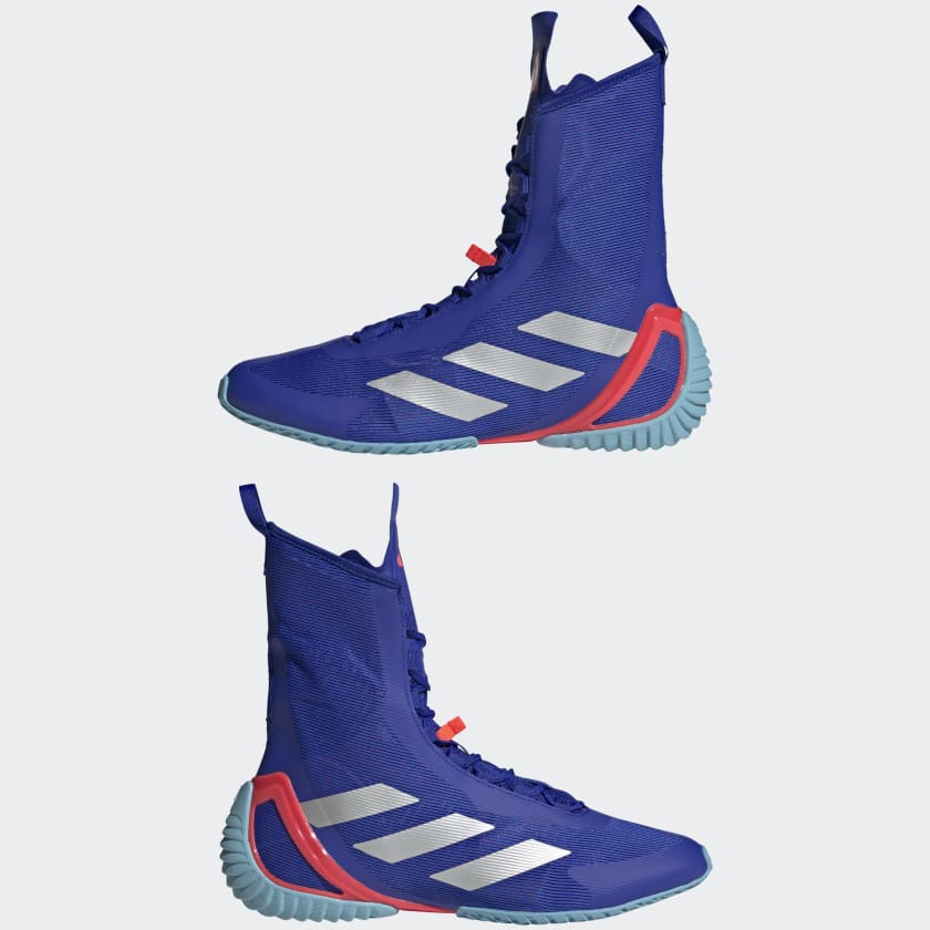 Adidas Speedex Ultra Boxing Boots | Lucid Blue/Silver Metallic - Image 9