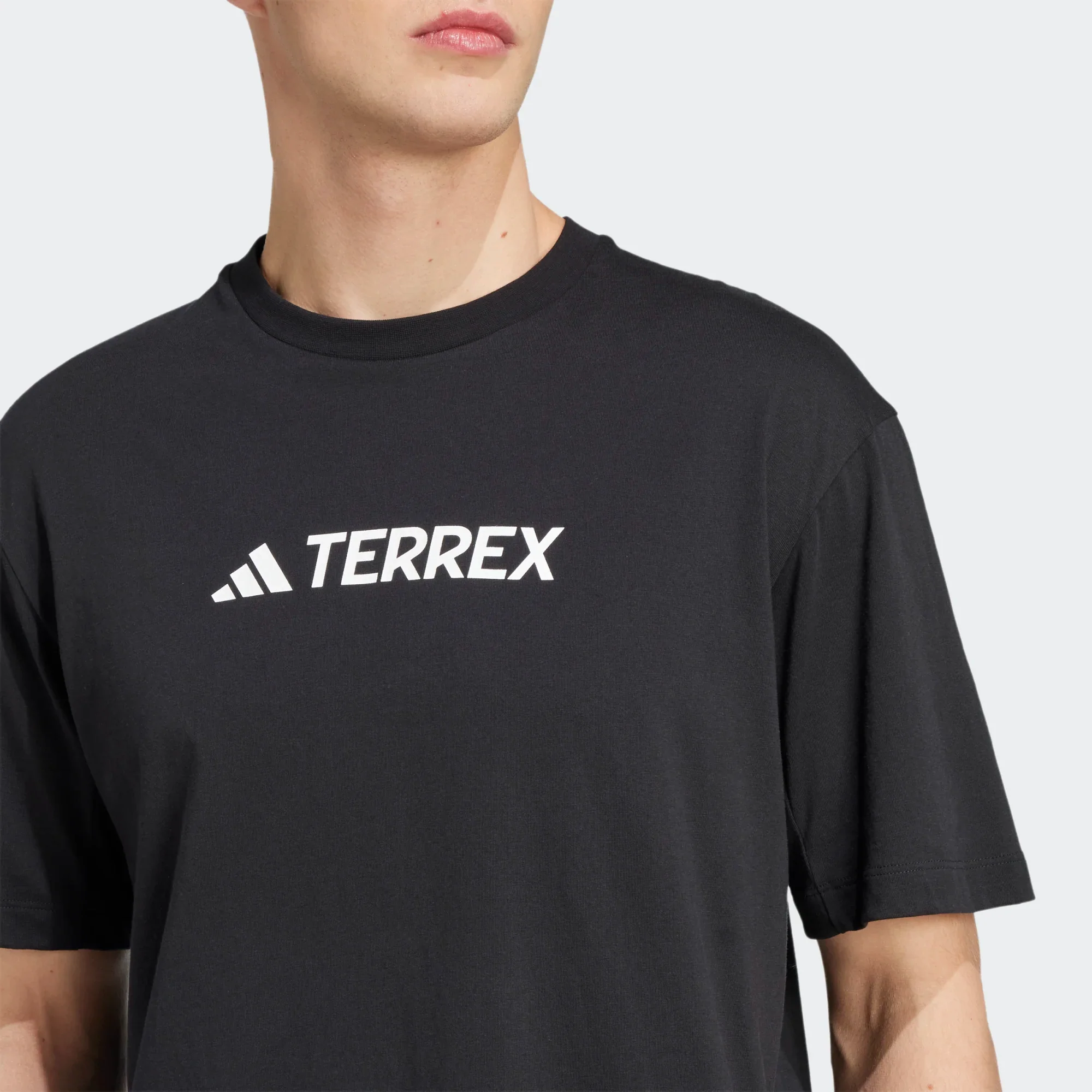 Adidas Terrex Logo Tee | Black - Image 4