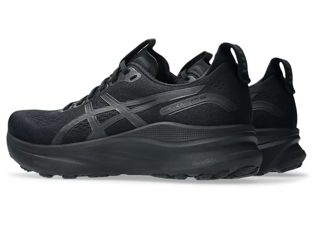 Asics Mens Gel-Kayano 32 | Black/Graphite Grey - Image 4