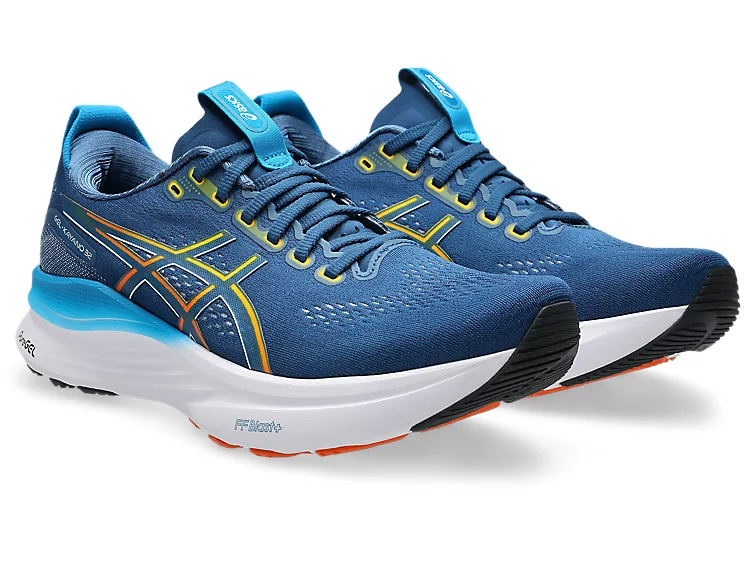 Asics Mens Gel Kayano 32 | Twilight Blue/Anzu - Image 3