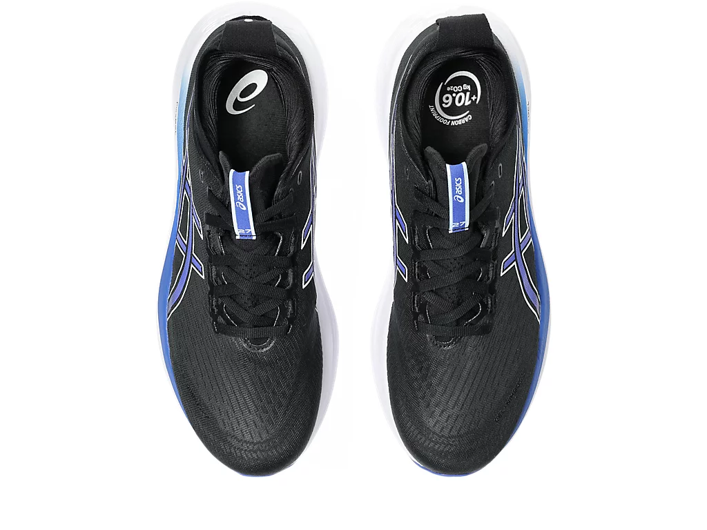 Asics Mens Gel-Nimbus 27 | Black/Dark Cobalt - Image 5