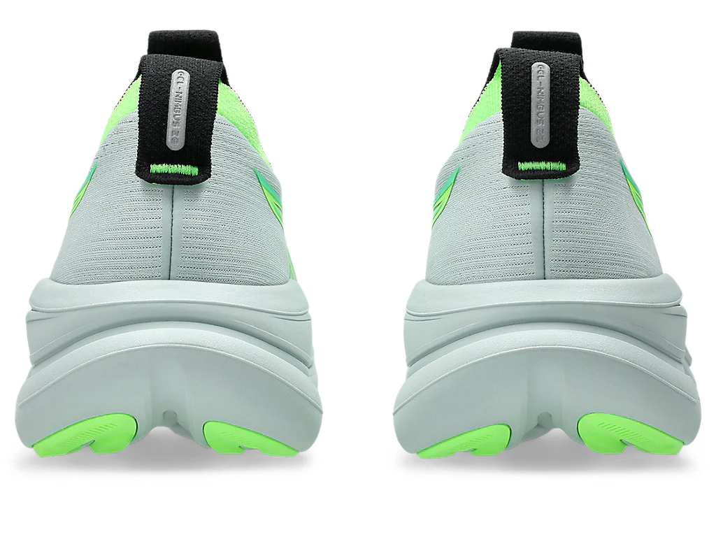 Asics Mens Gel-Nimbus 28 | Cold Moss/Illuminate Green - Image 6