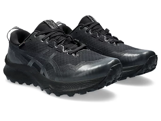 Asics Mens Gel-Trabuco 12 Goretex | Black/Graphite Grey - Image 3