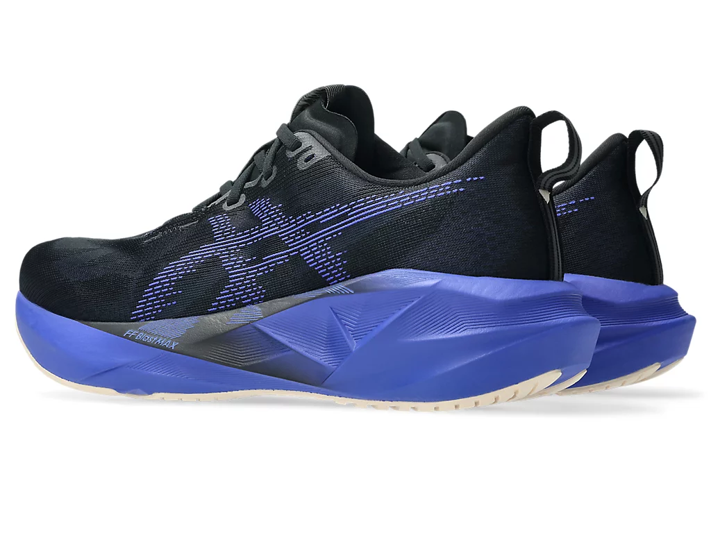 Asics Mens Novablast 5 | Black/Cobalt Burst - Image 4