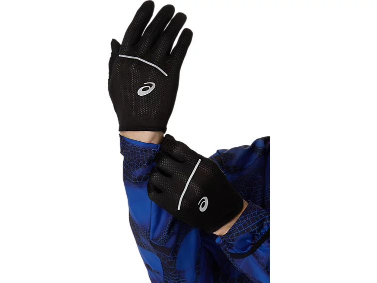 Asics Performance Run Gloves | Black - Image 4