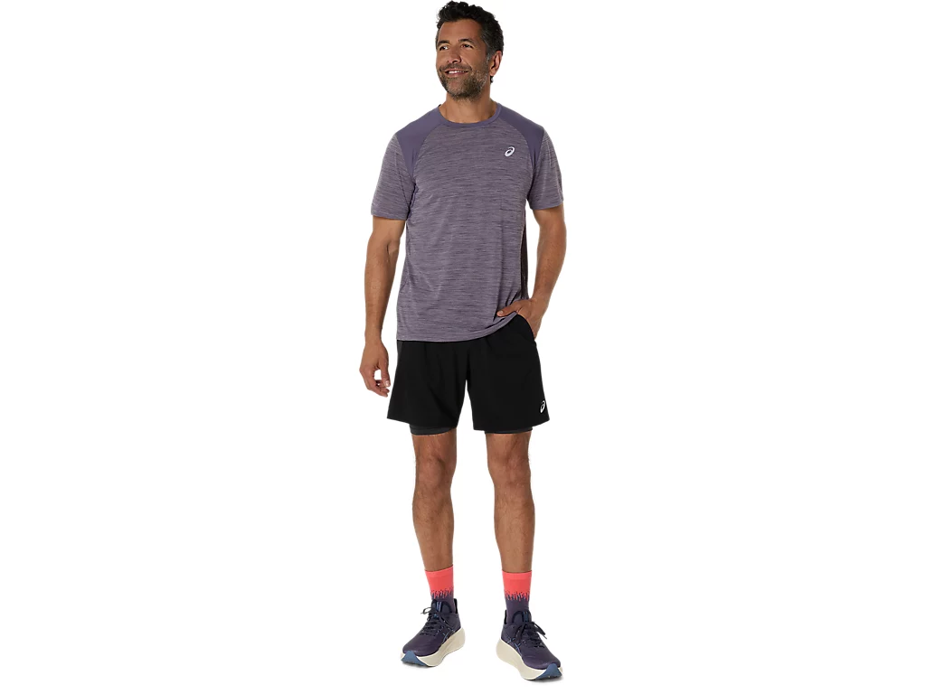 Asics Road 2-In-1 7" Short | Black - Image 9