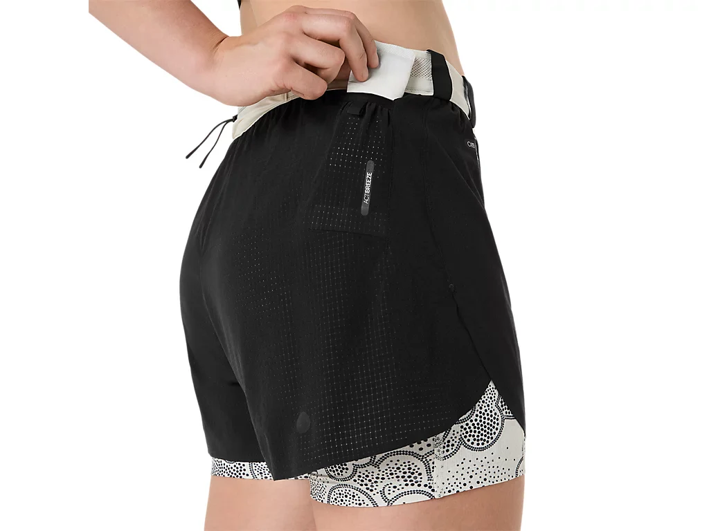 Asics Womens Limited Series Metraun Split Shorts | Black - Image 6