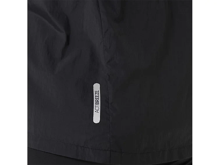 Asics Womens Road Packable Jacket | Black - Image 8