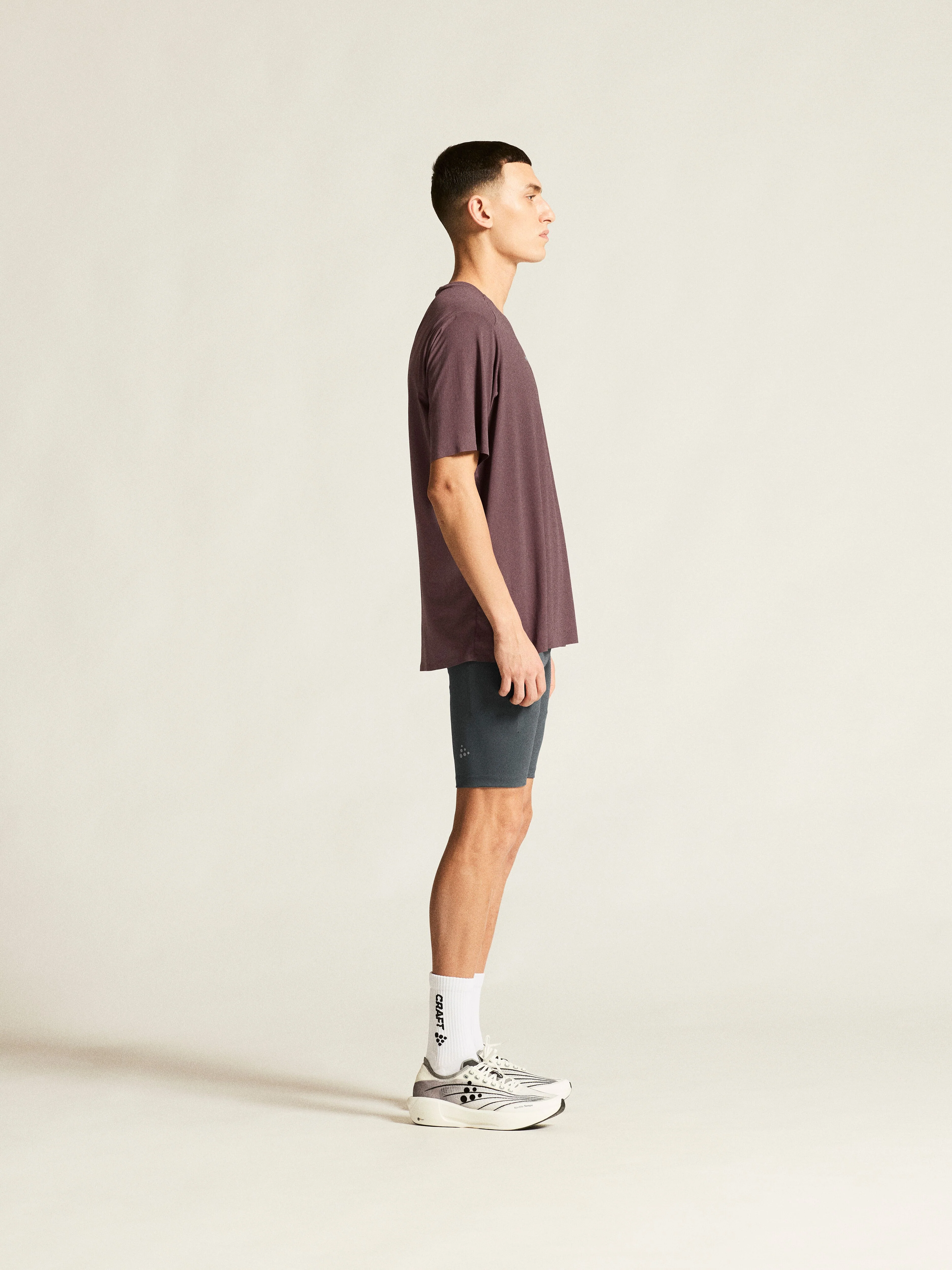 Craft Mens Hypervent Tee | Flint - Image 3