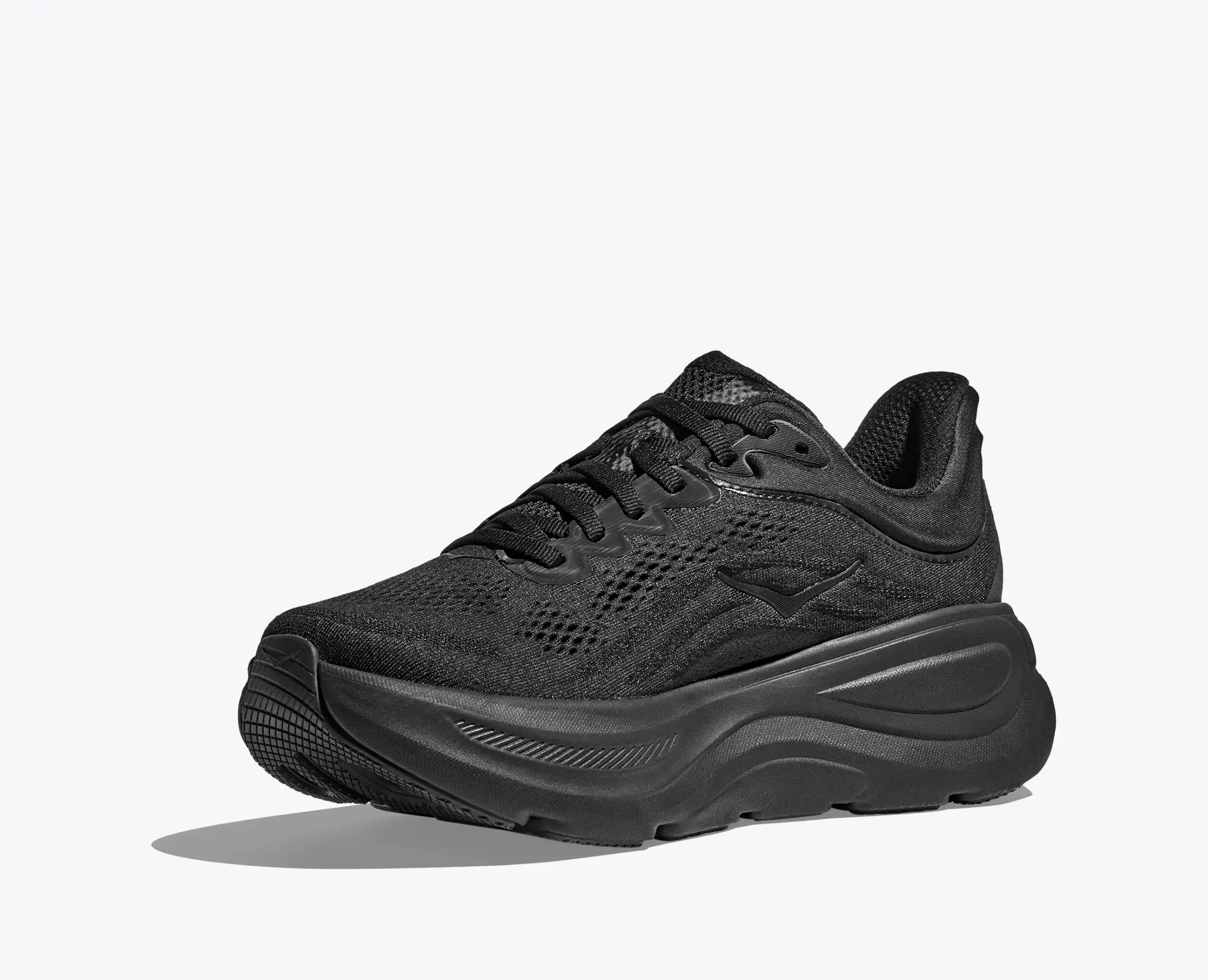 Hoka Mens Bondi 9 | Black/Black - Image 3