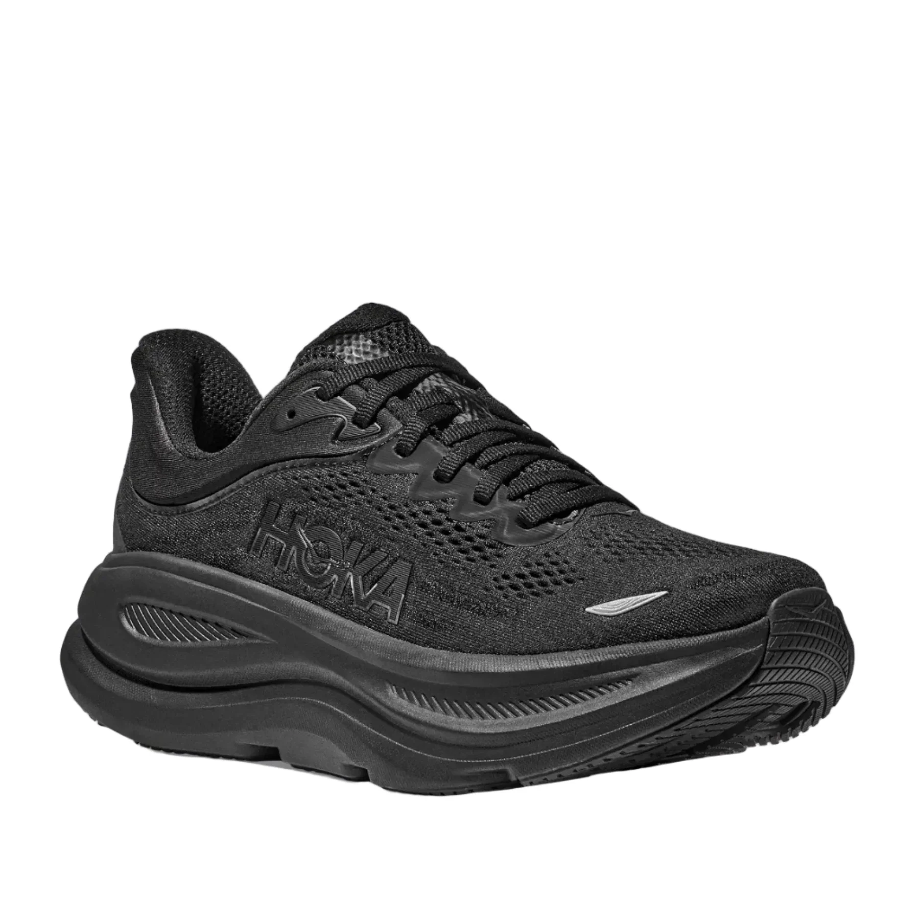 Hoka Mens Bondi 9 | Black/Black - Image 6