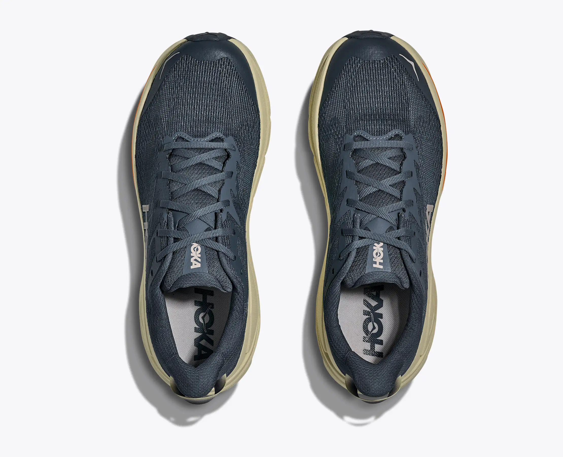 Hoka Mens Challenger 8 | Faded Navy/Pampass Grass - Image 6