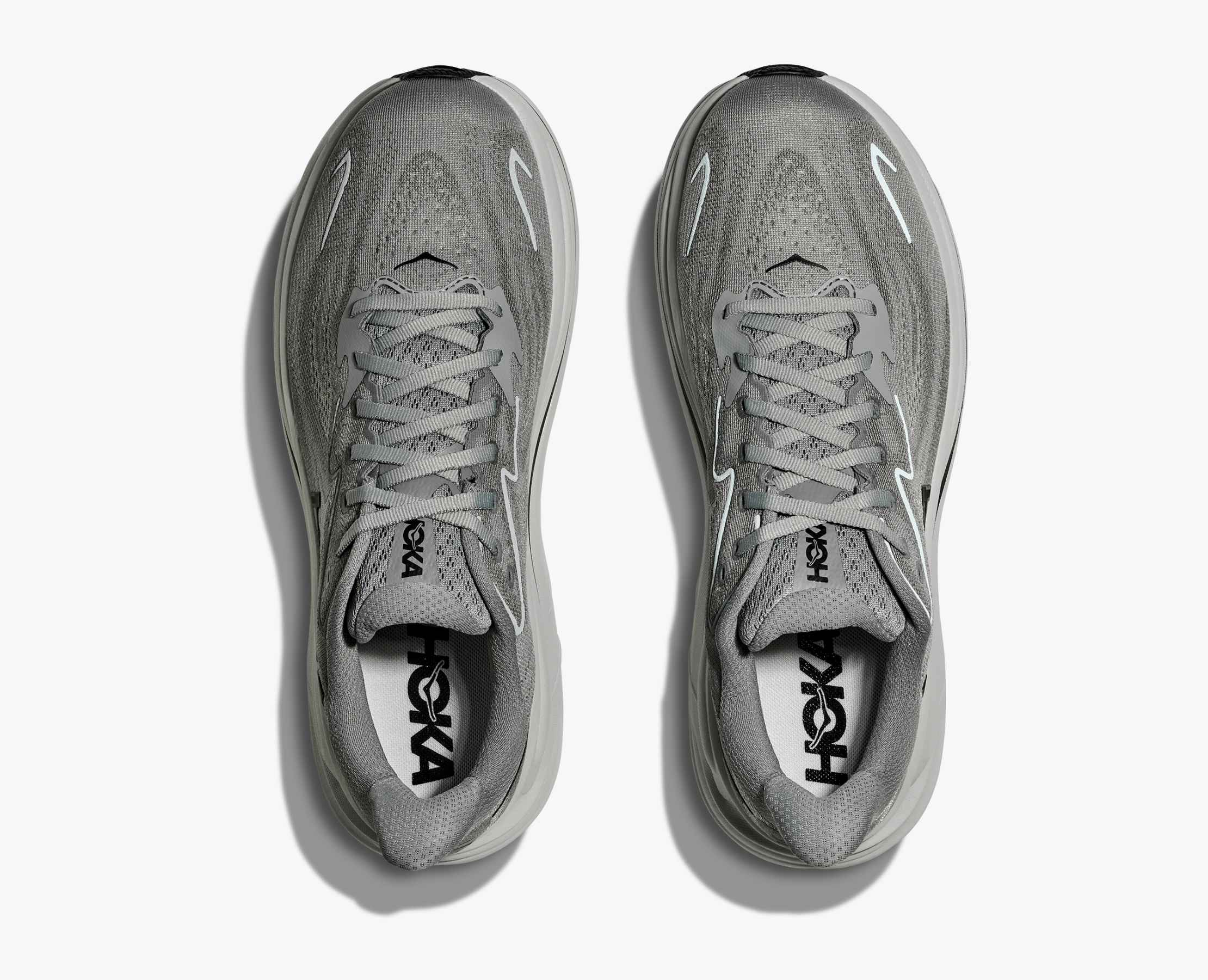 Hoka Mens Clifton 10 | Galactic Grey/Asteroid - Image 6