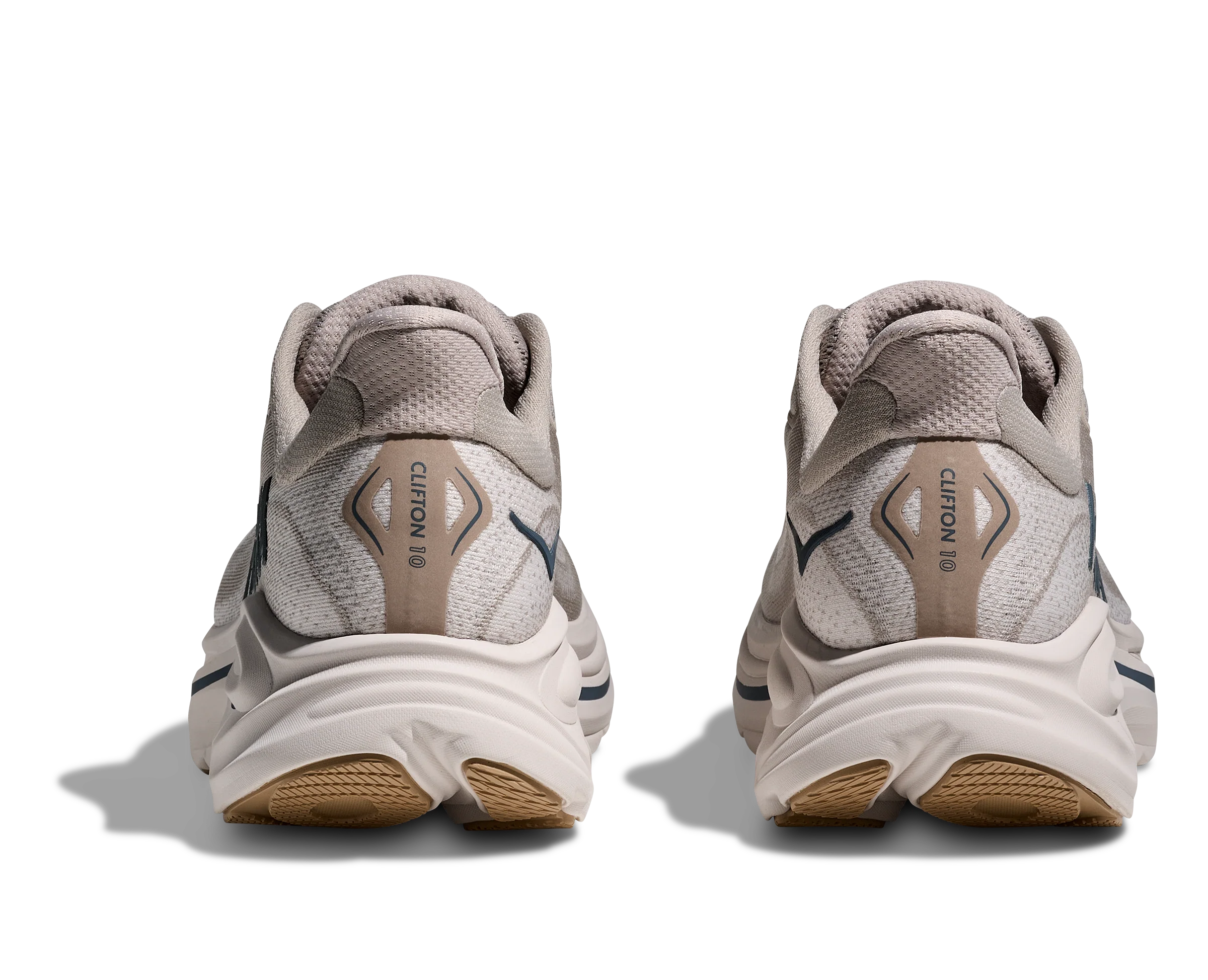 Hoka Mens Clifton 10 | Putty/Grout - Image 7