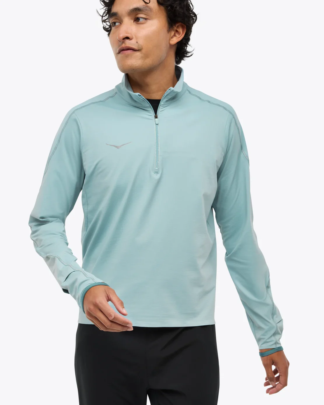 Hoka Mens Glidetech 1/4 Zip | Druzy - Image 3