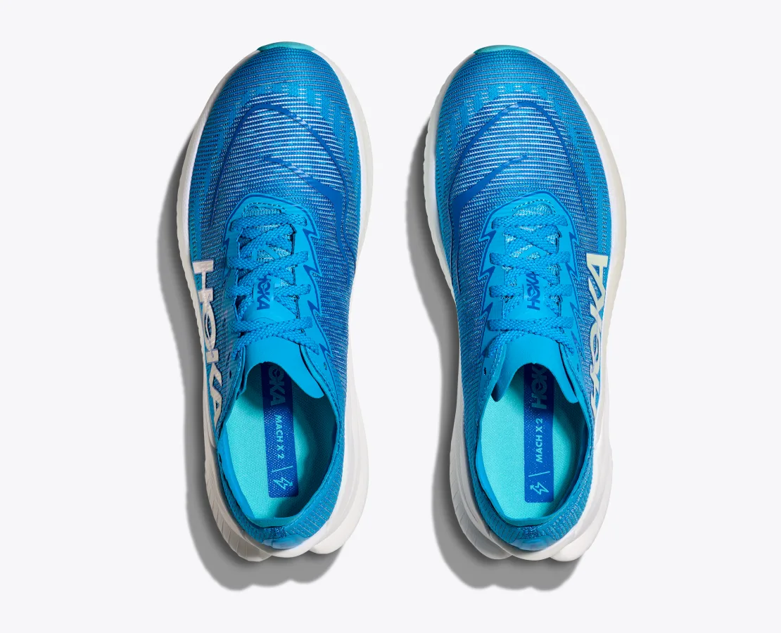 Hoka Mens Mach X 2 | Skyward Blue/Electric Cobalt - Image 5