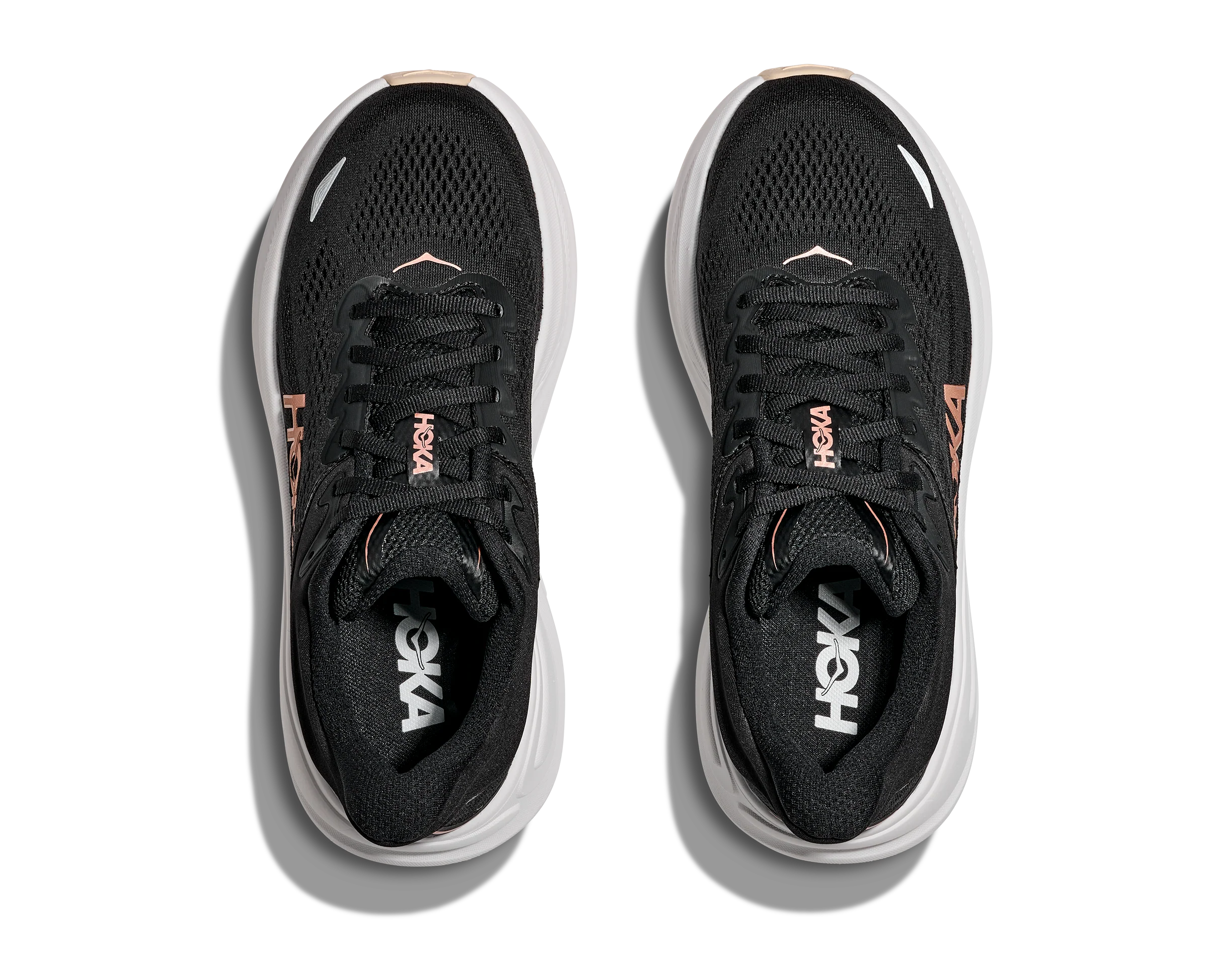Hoka Womens Bondi 9 | Black/Rose - Image 6