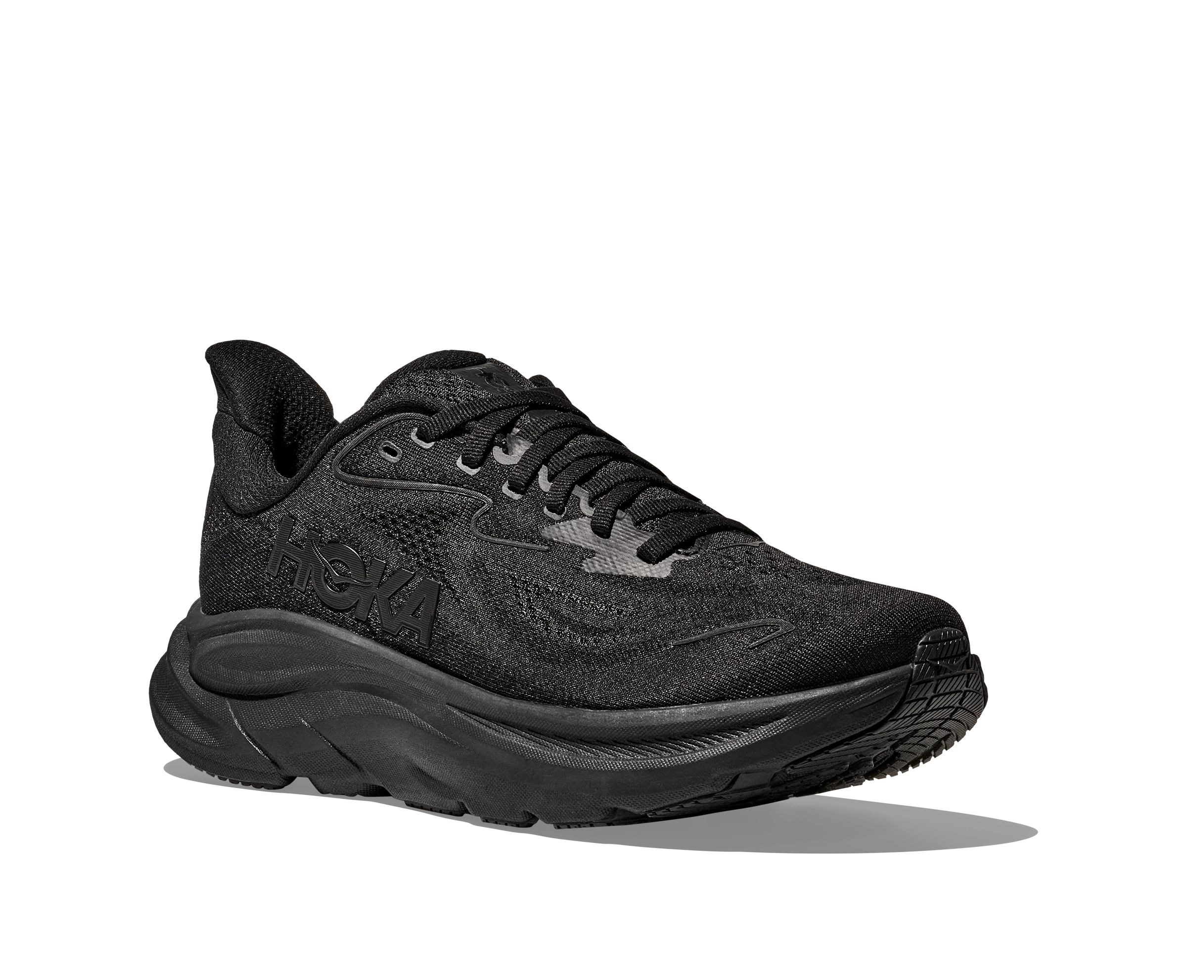 Hoka Womens Clifton 10 | Black/Black - Image 6