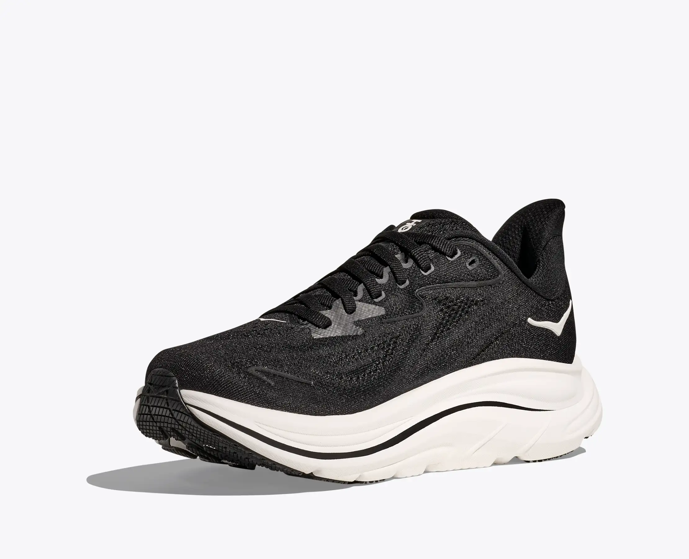 Hoka Womens Clifton 10 | Black/White - Image 5