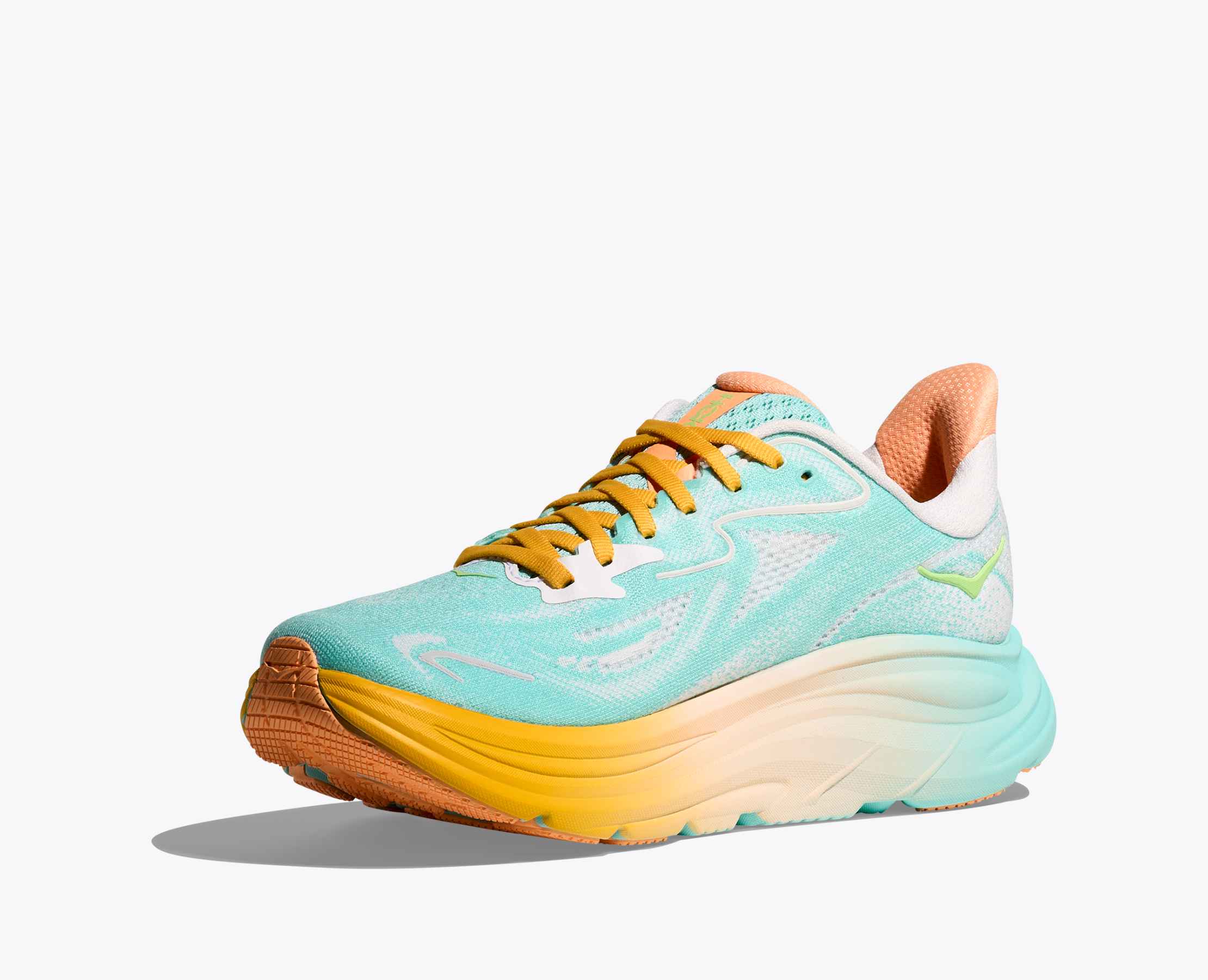 Hoka Womens Clifton 10 | Blue Spark/White - Image 3