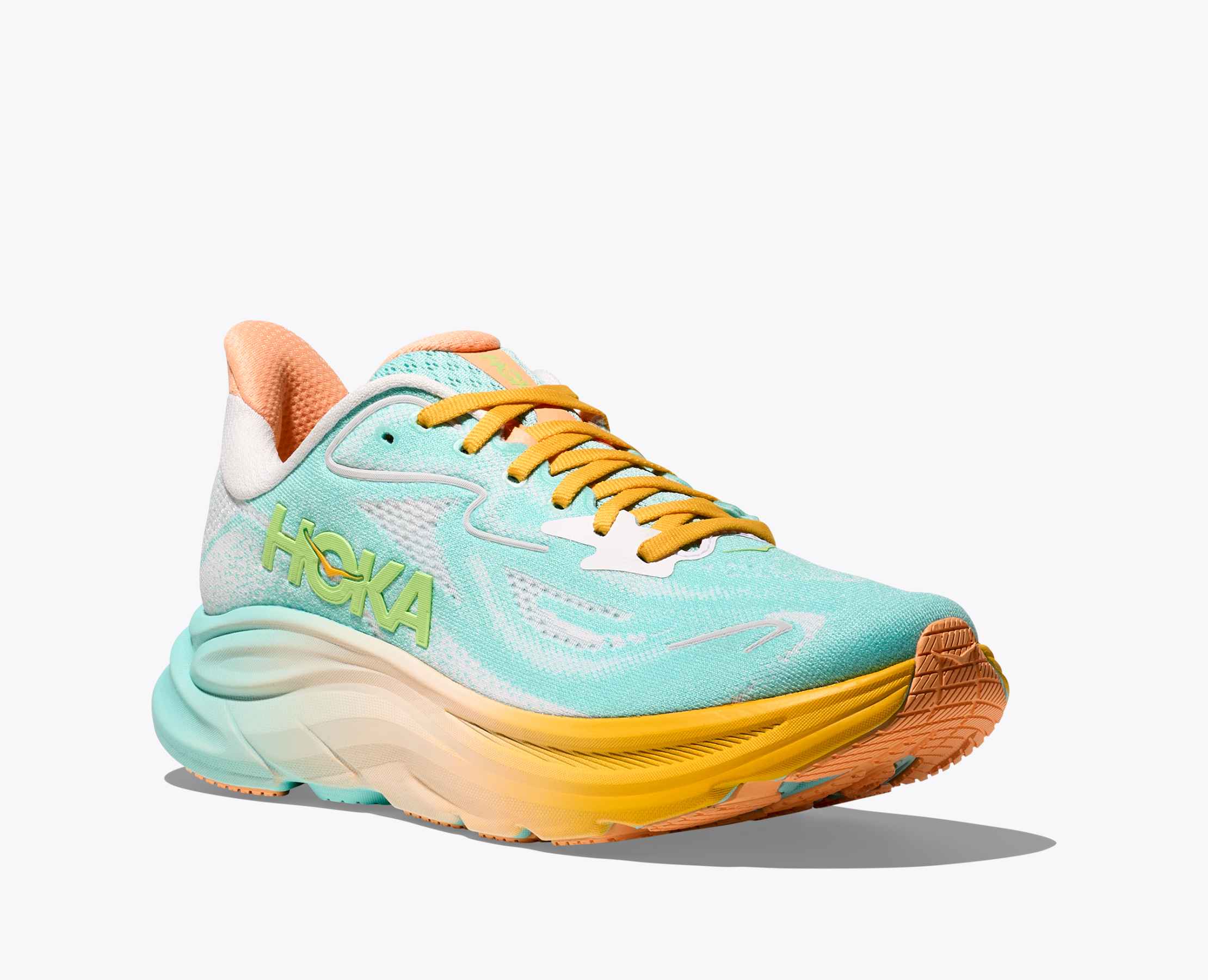 Hoka Womens Clifton 10 | Blue Spark/White - Image 4