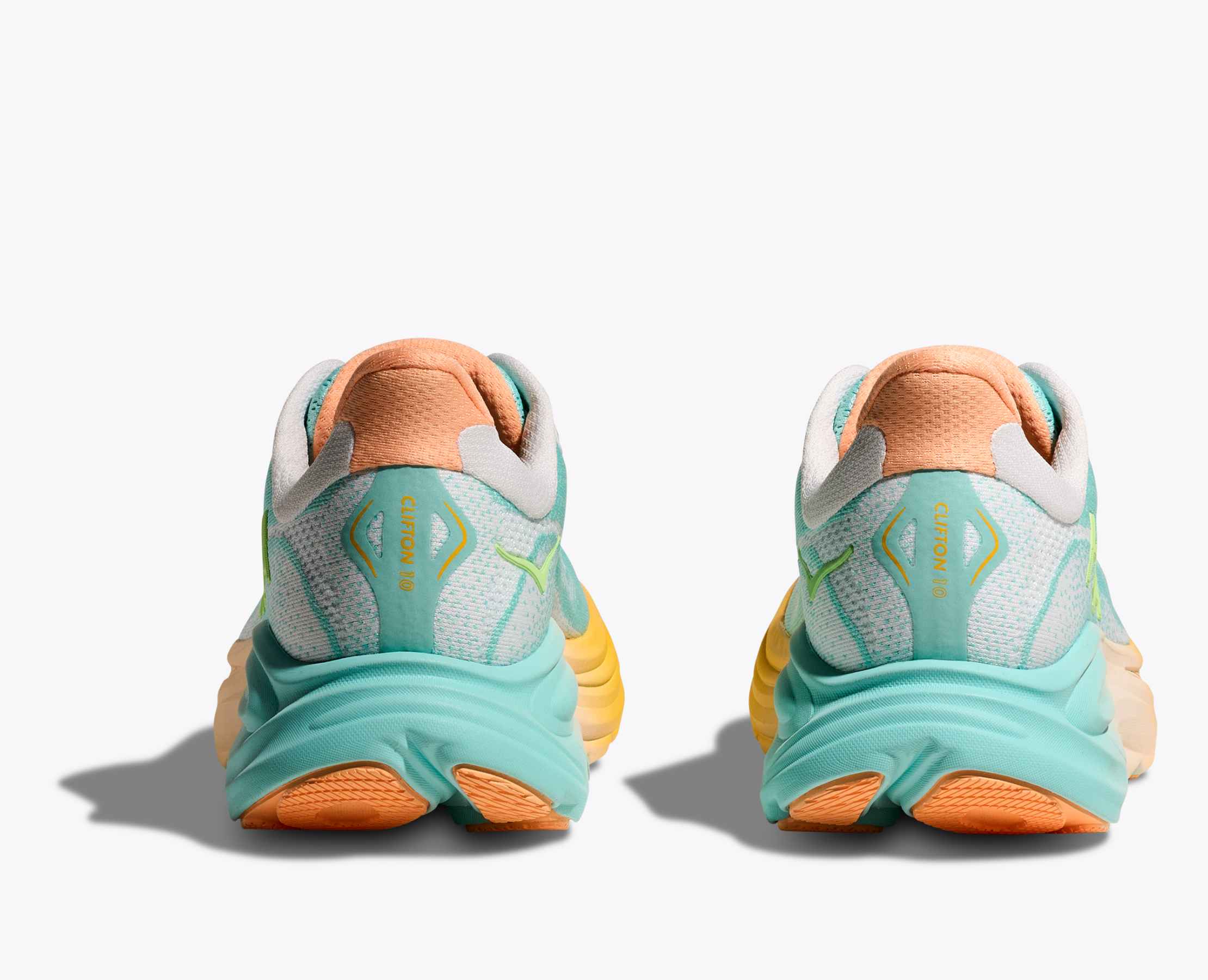 Hoka Womens Clifton 10 | Blue Spark/White - Image 8