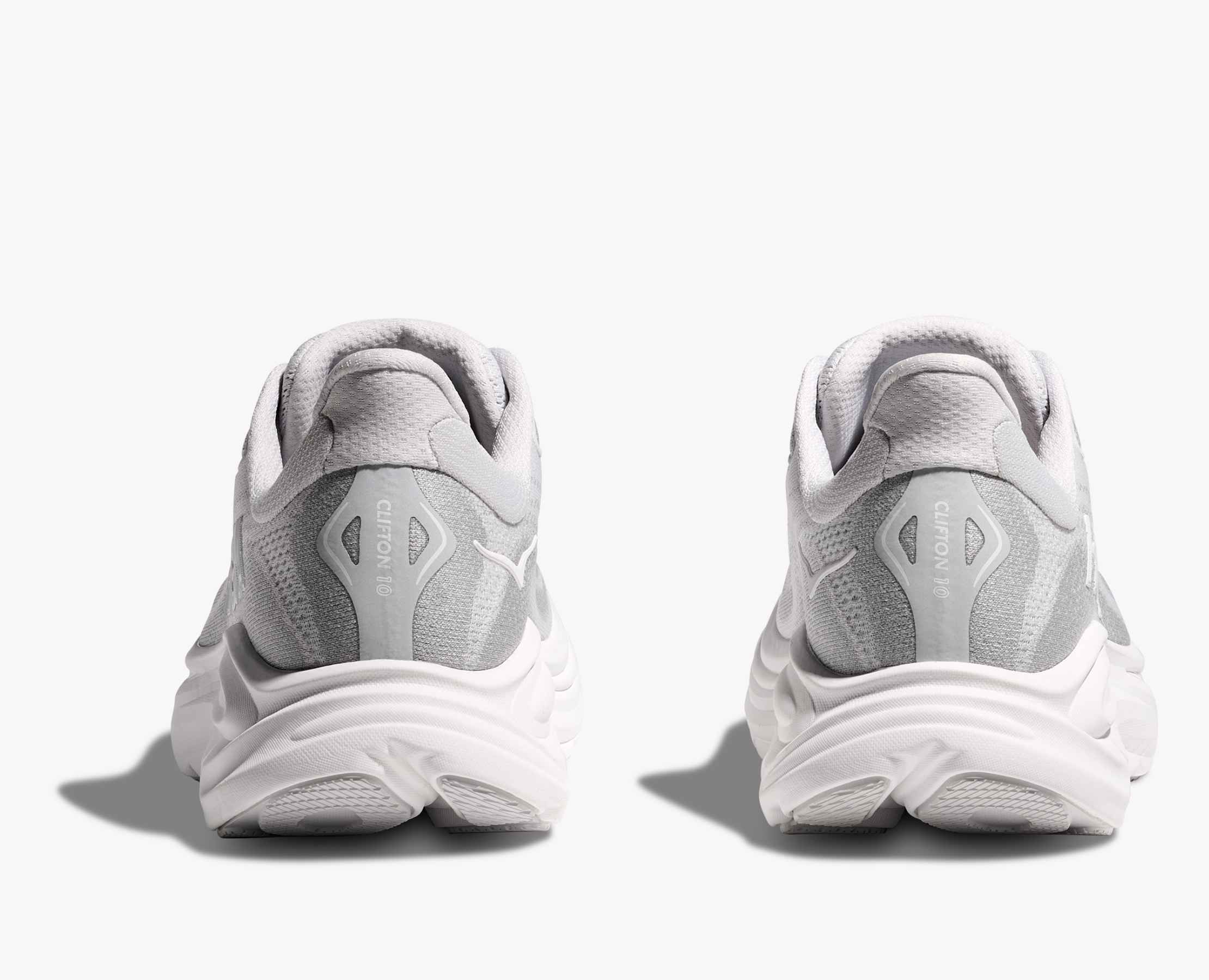 Hoka Womens Clifton 10 | Cosmic Grey/Stardust - Image 8