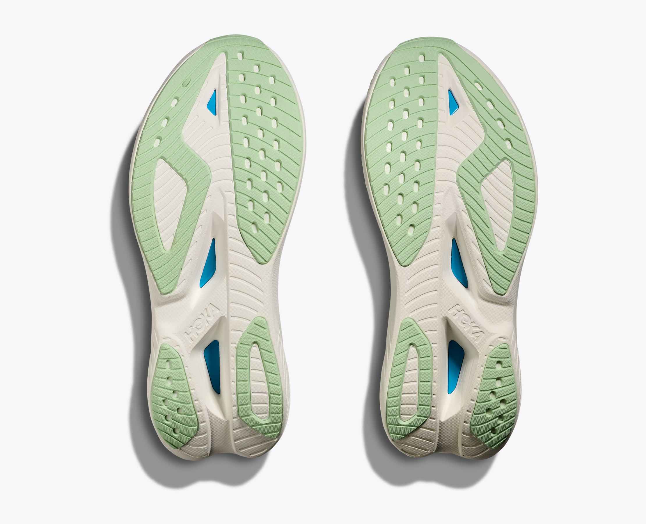 Hoka Womens Mach X 2 | Snow Melt / Blue Spark - Image 7