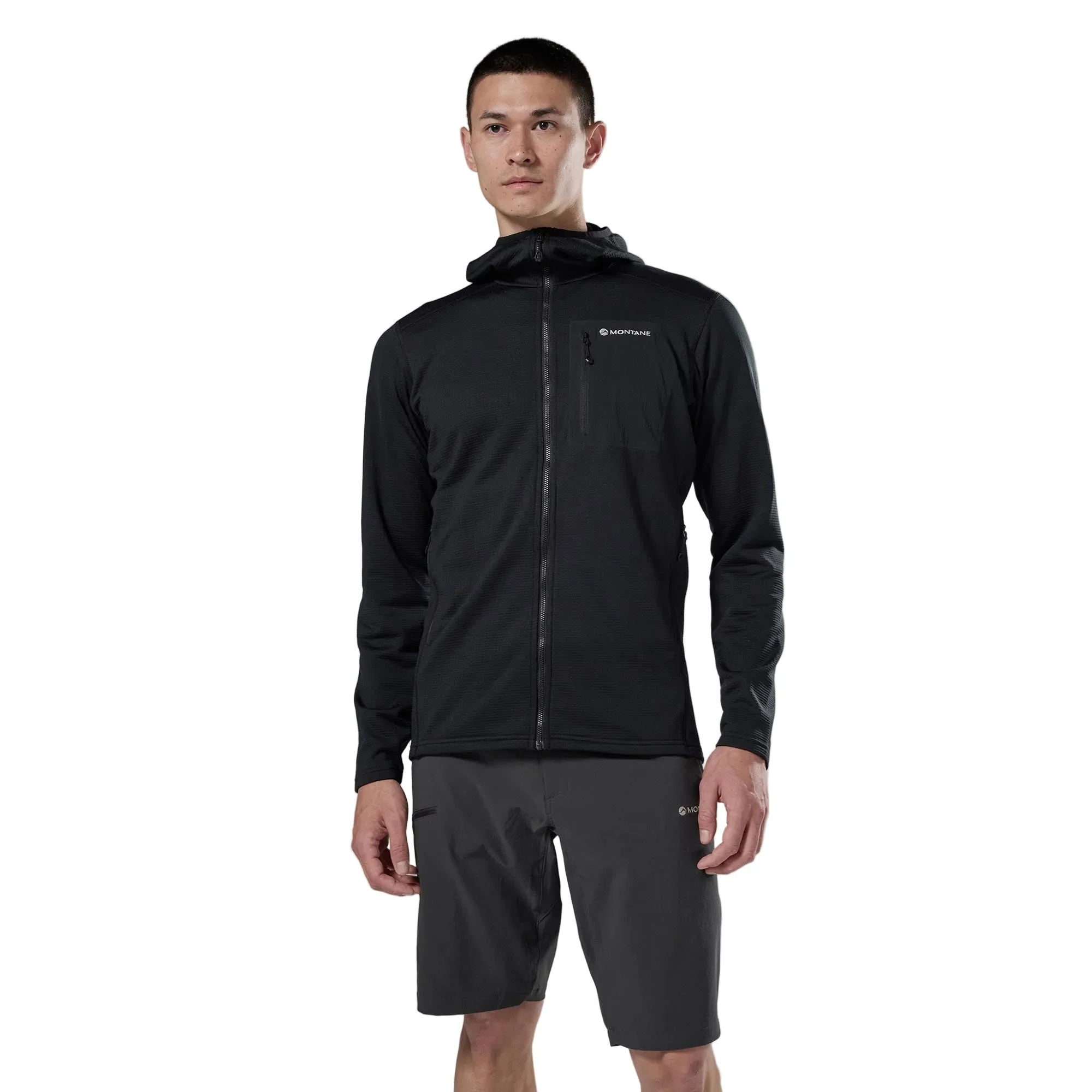 Montane Mens Protium CP Hooded Fleece Jacket | Black
