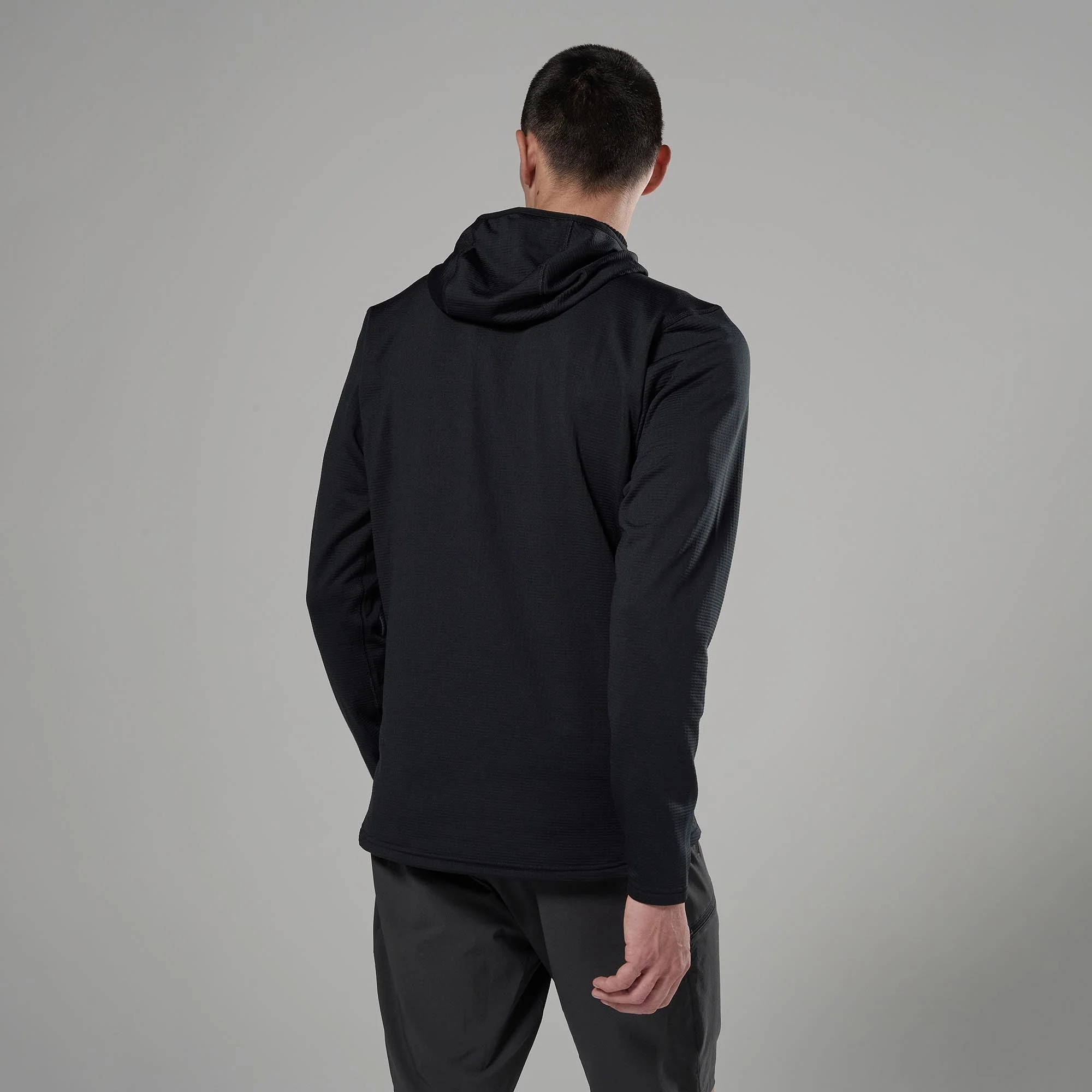 Montane Mens Protium CP Hooded Fleece Jacket | Black - Image 2
