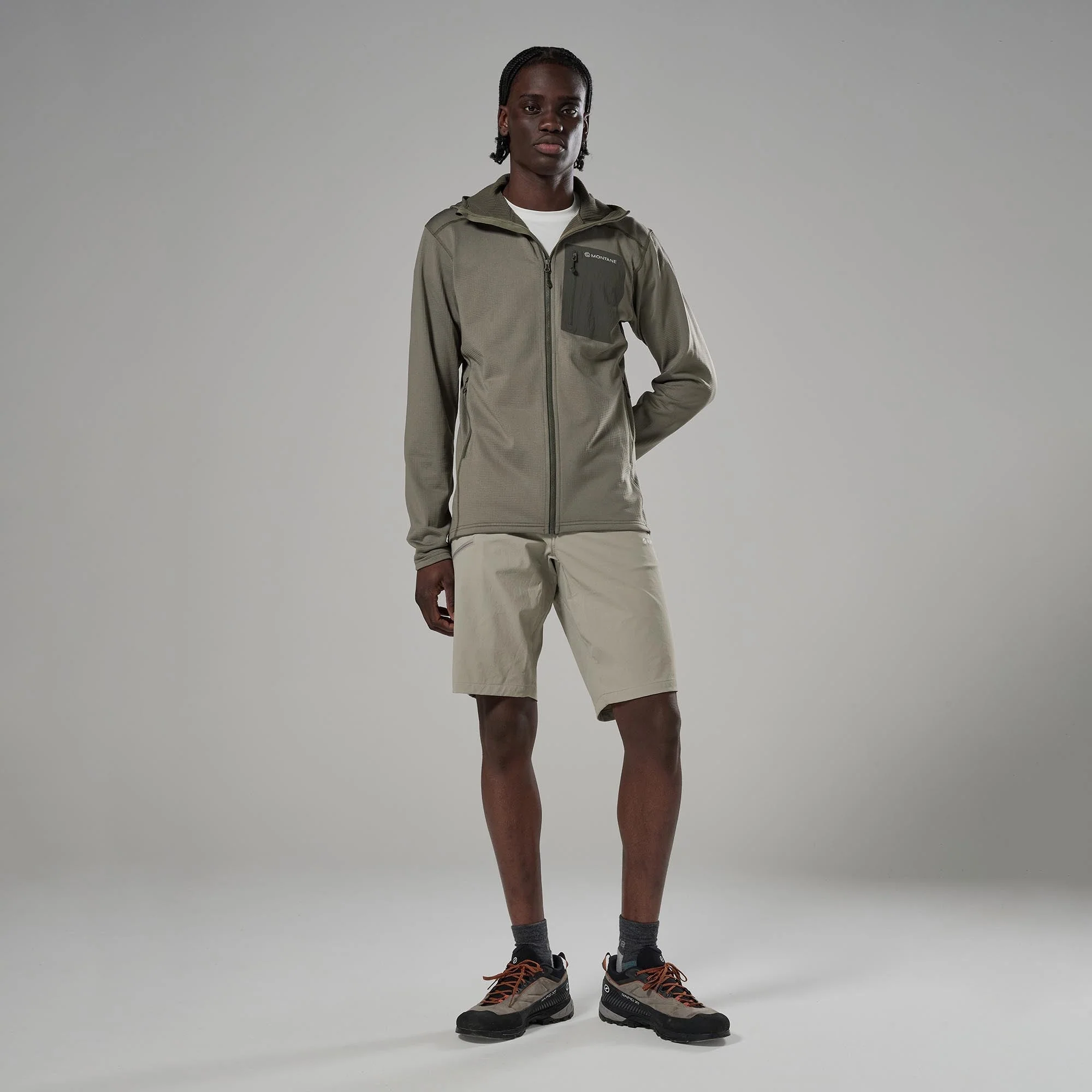 Montane Mens Protium CP Hooded Fleece Jacket | Caper - Image 3