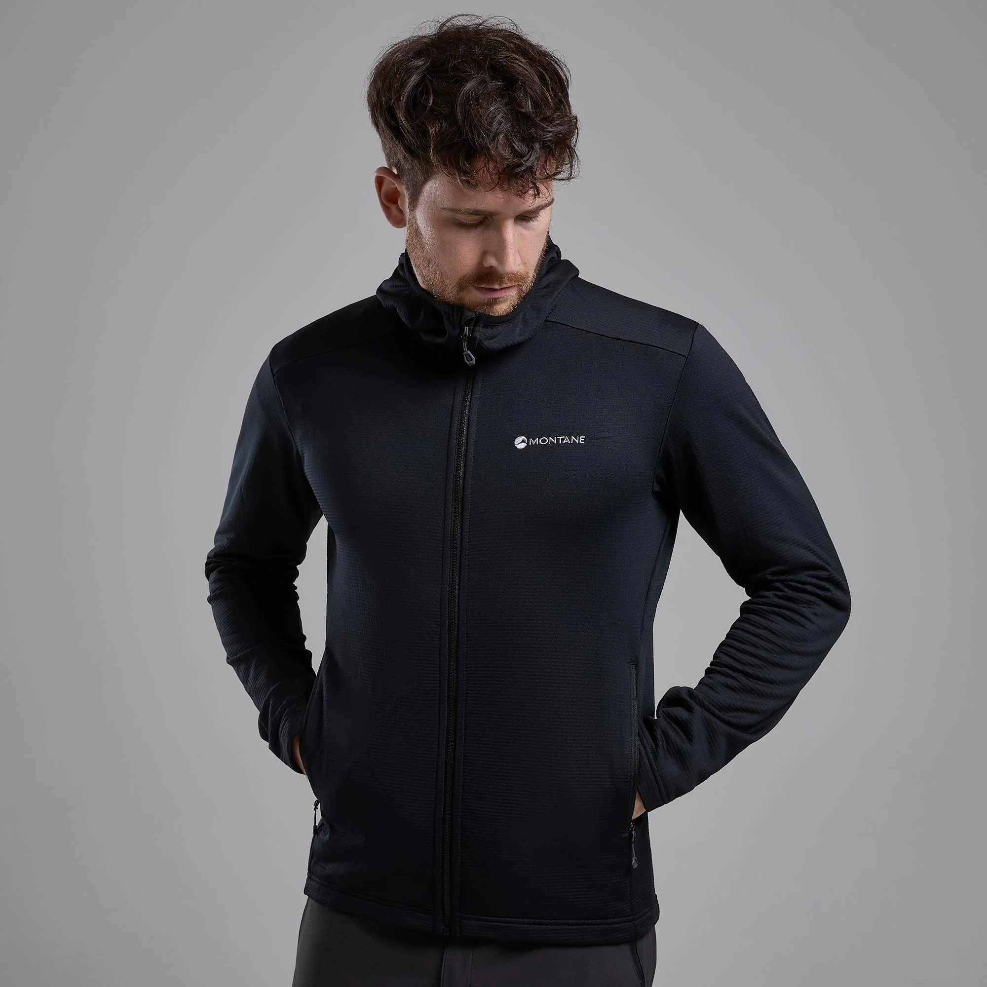Montane Protium Hooded Fleece | Black - Image 3