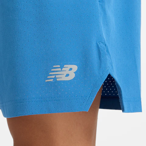 New Balance Mens RC 7" Short | Blue Agate - Image 6