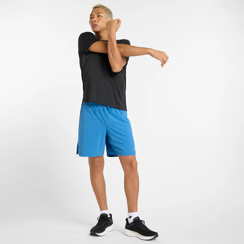 New Balance Mens RC 7" Short | Blue Agate - Image 7