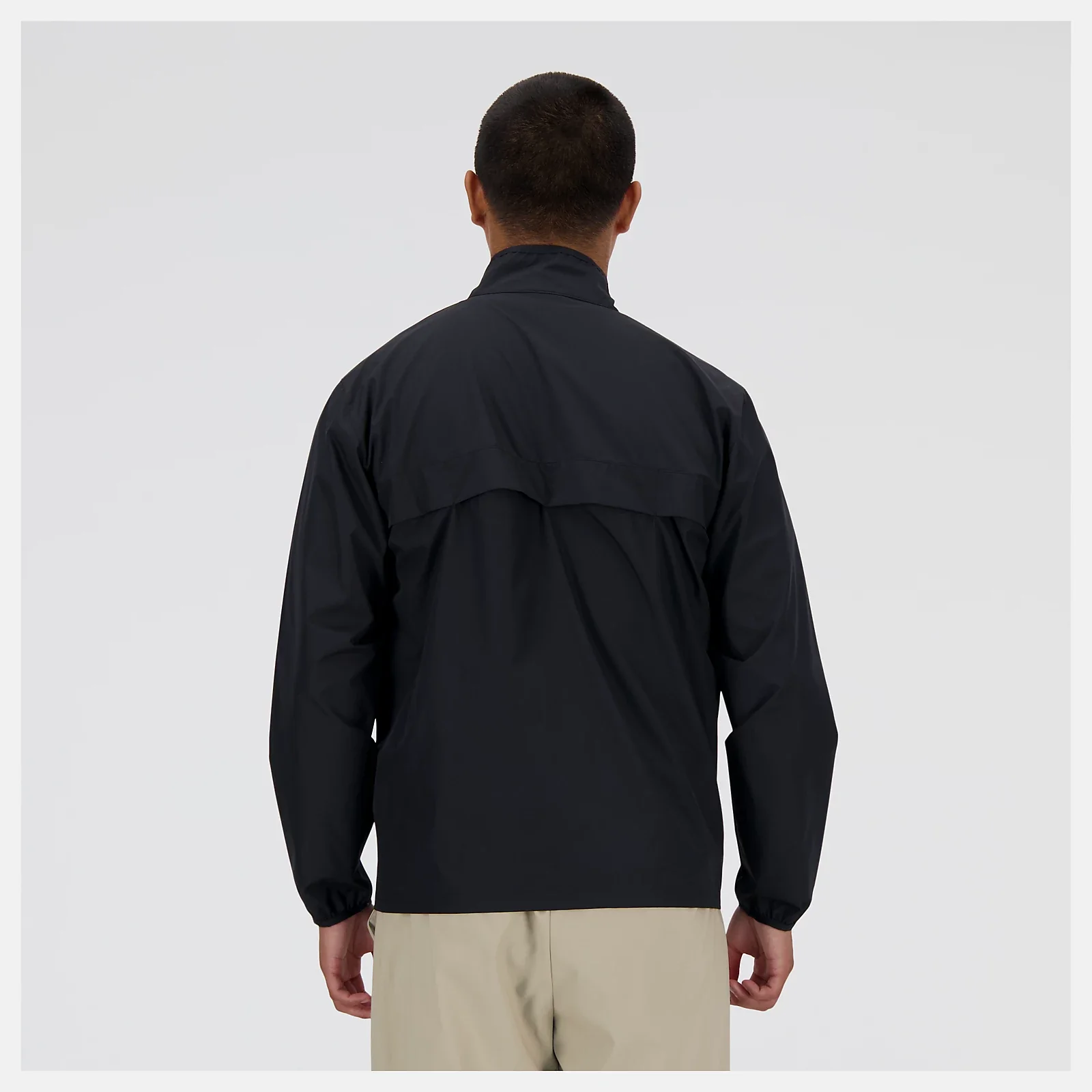 New Balance Mens Sport Essential Jacket | Black - Image 3