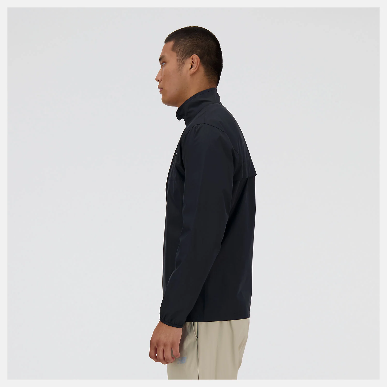 New Balance Mens Sport Essential Jacket | Black - Image 4