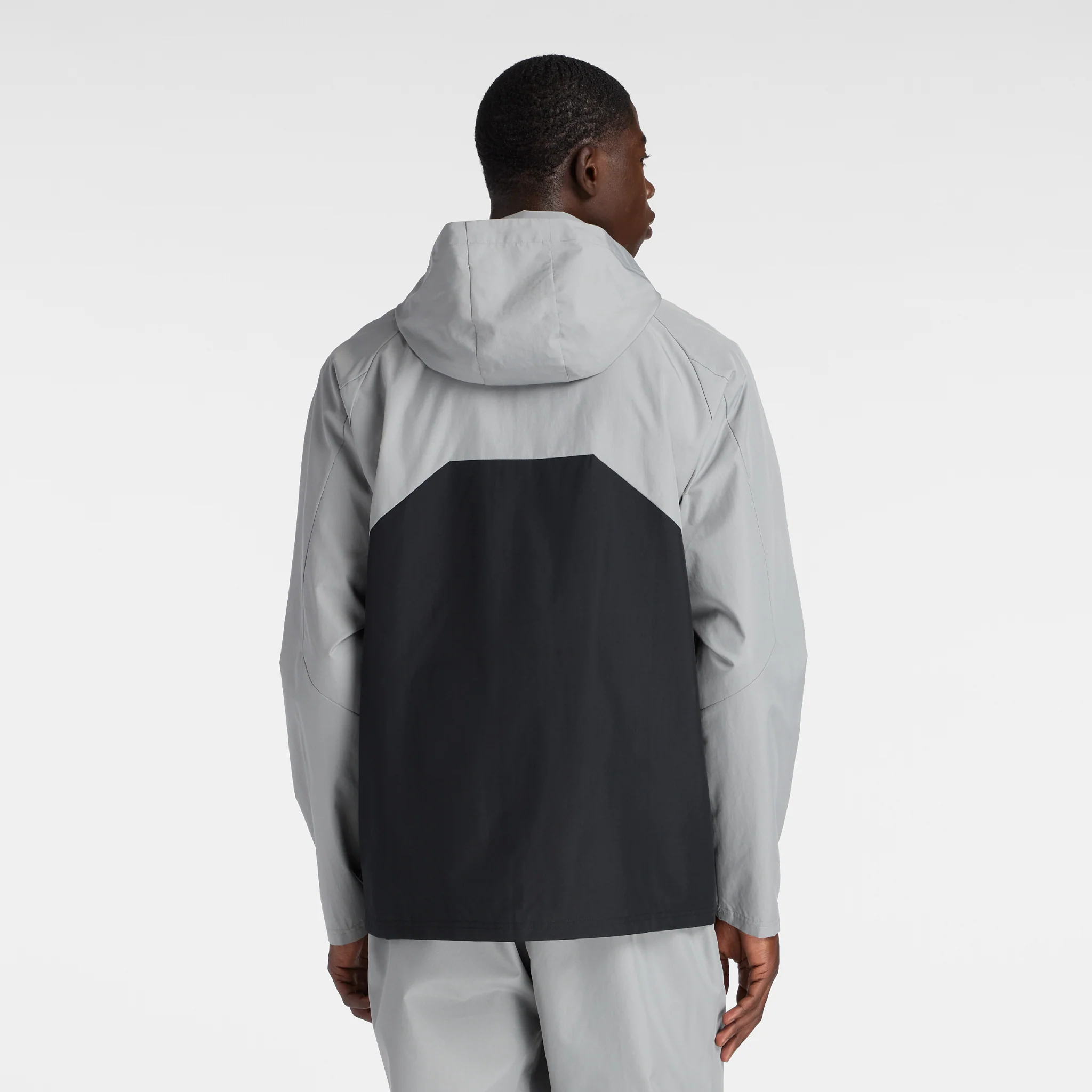 New Balance Mens Utility Woven Jacket | Slate Grey - Image 3