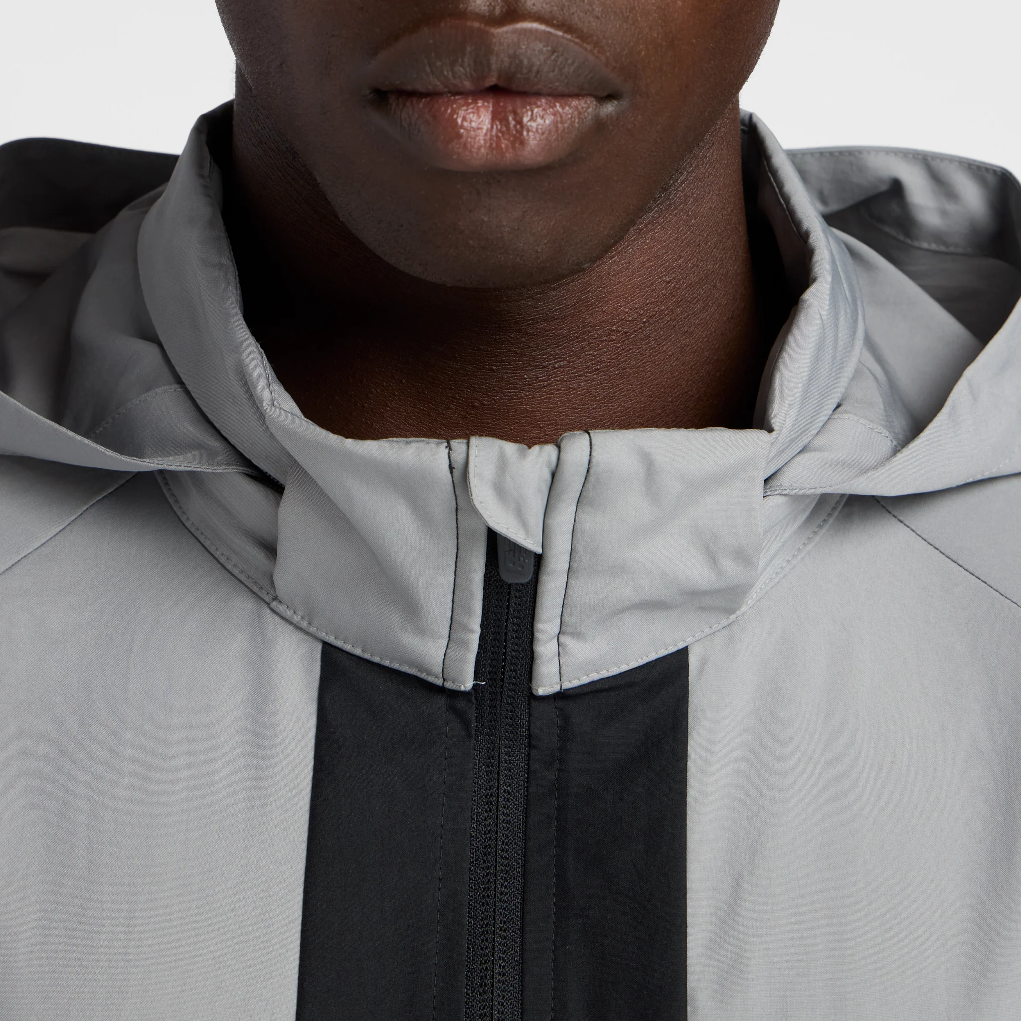 New Balance Mens Utility Woven Jacket | Slate Grey - Image 6
