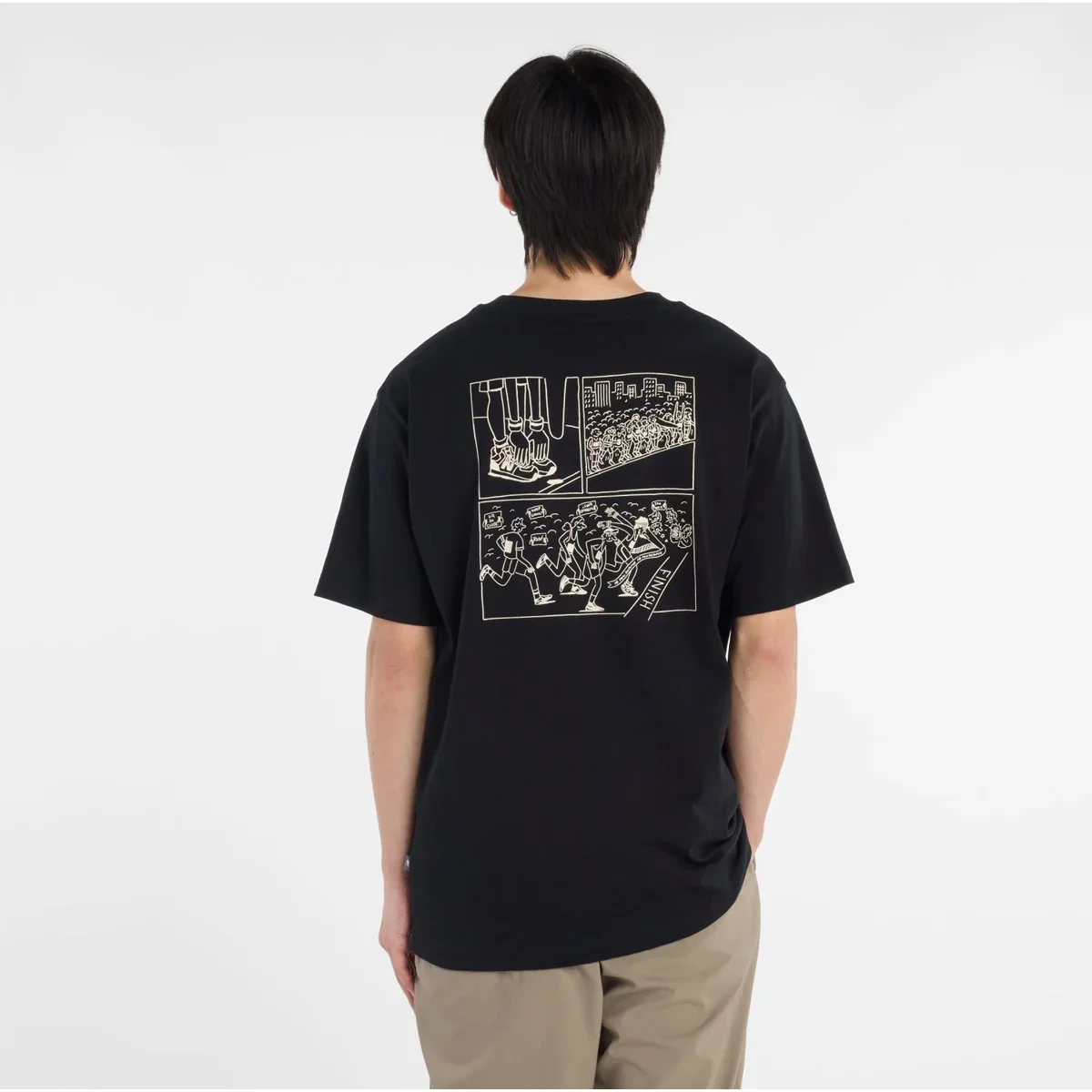 New Balance Runners Aren't Normal Graphics Tee | Black - Image 2