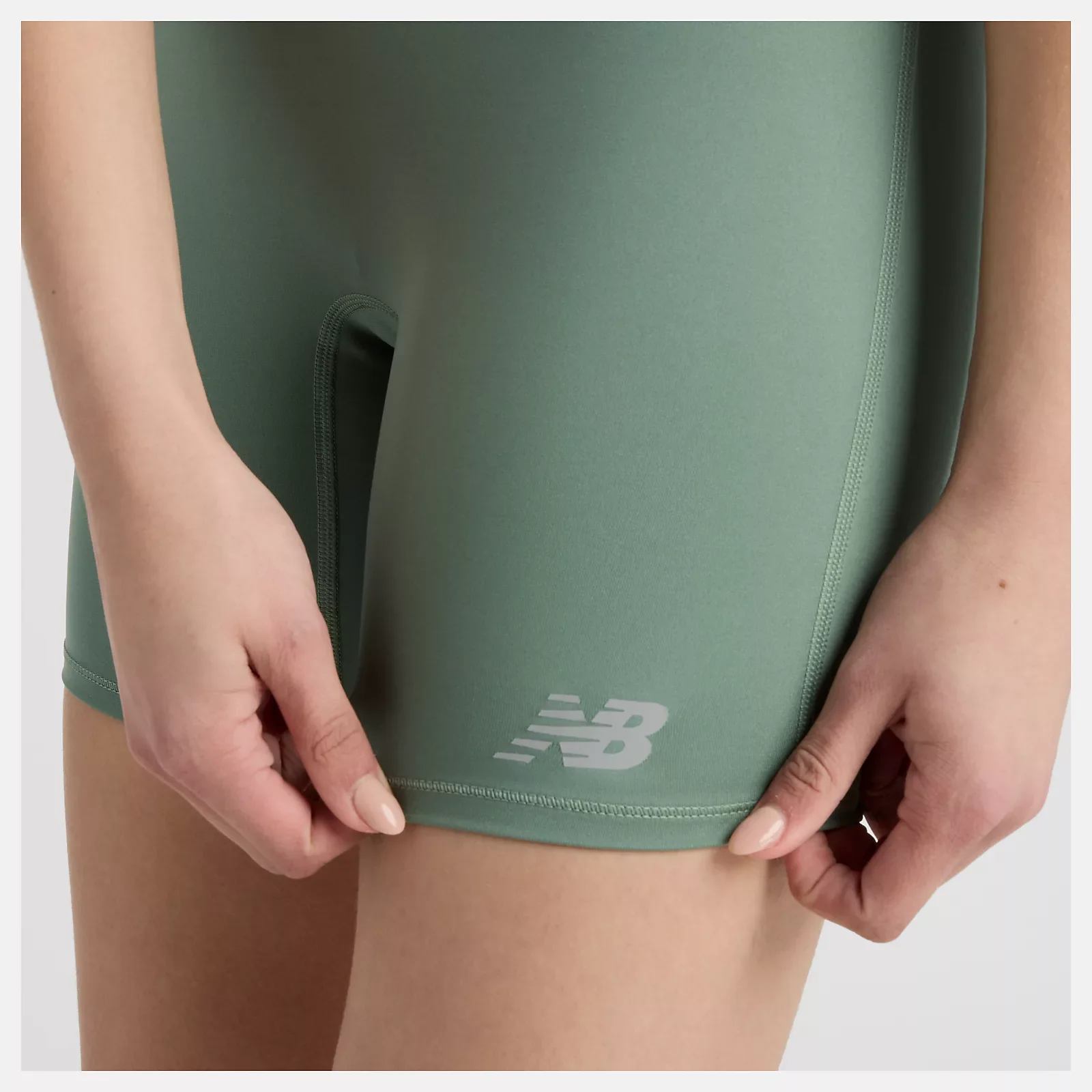 New Balance Script High-Rise Short | Dark Juniper - Image 6