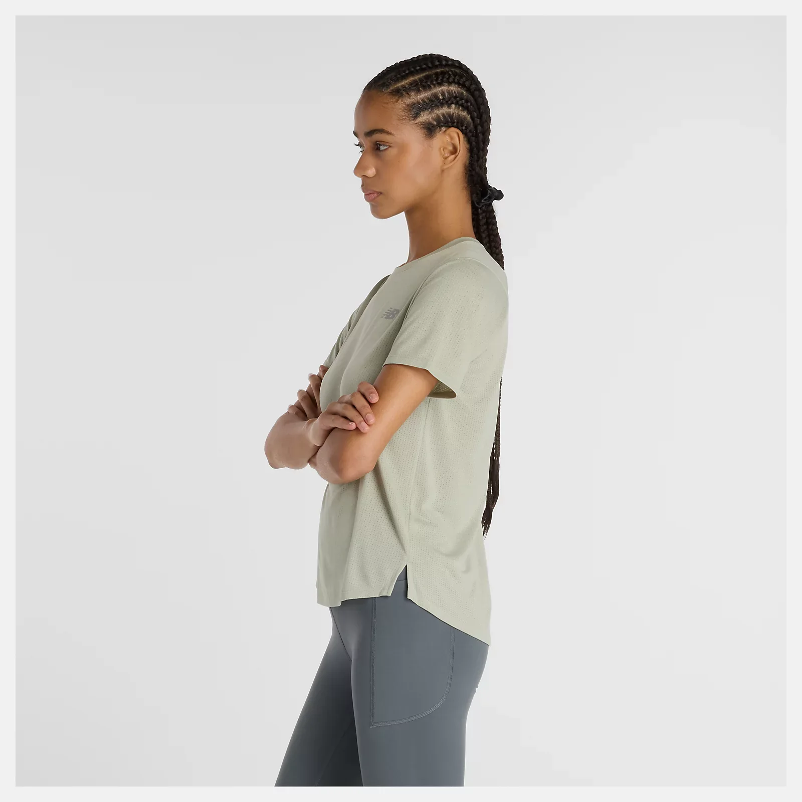New Balance Womens Athletics Tee | Garter Snake - Image 3