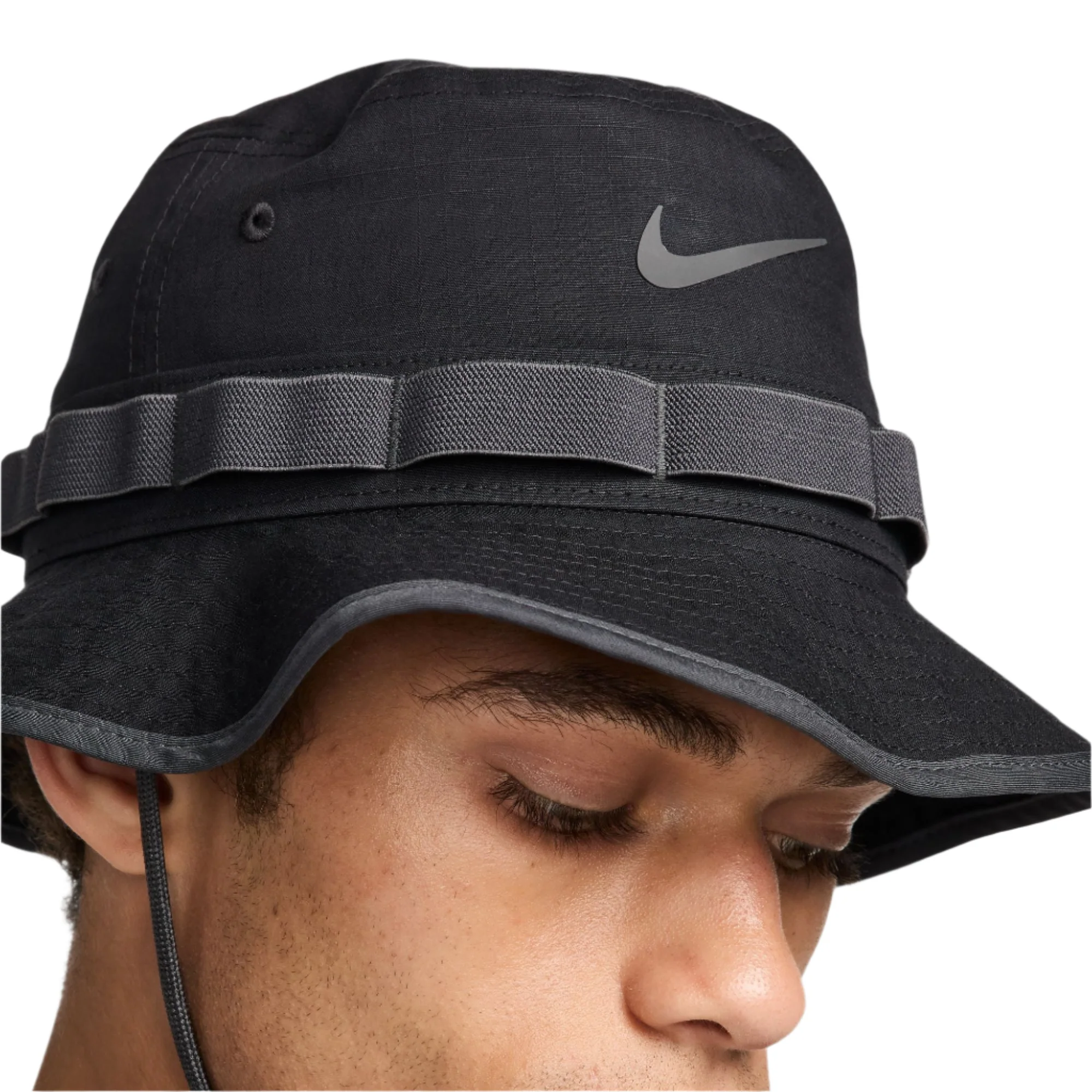 Nike Apex Bucket Hat | Black/Anthracite - Image 4