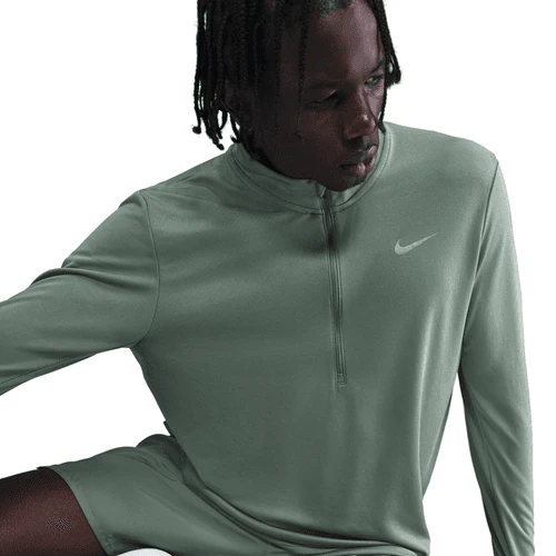 Nike DF Pacer Top Half-Zip | Clay Green - Image 4