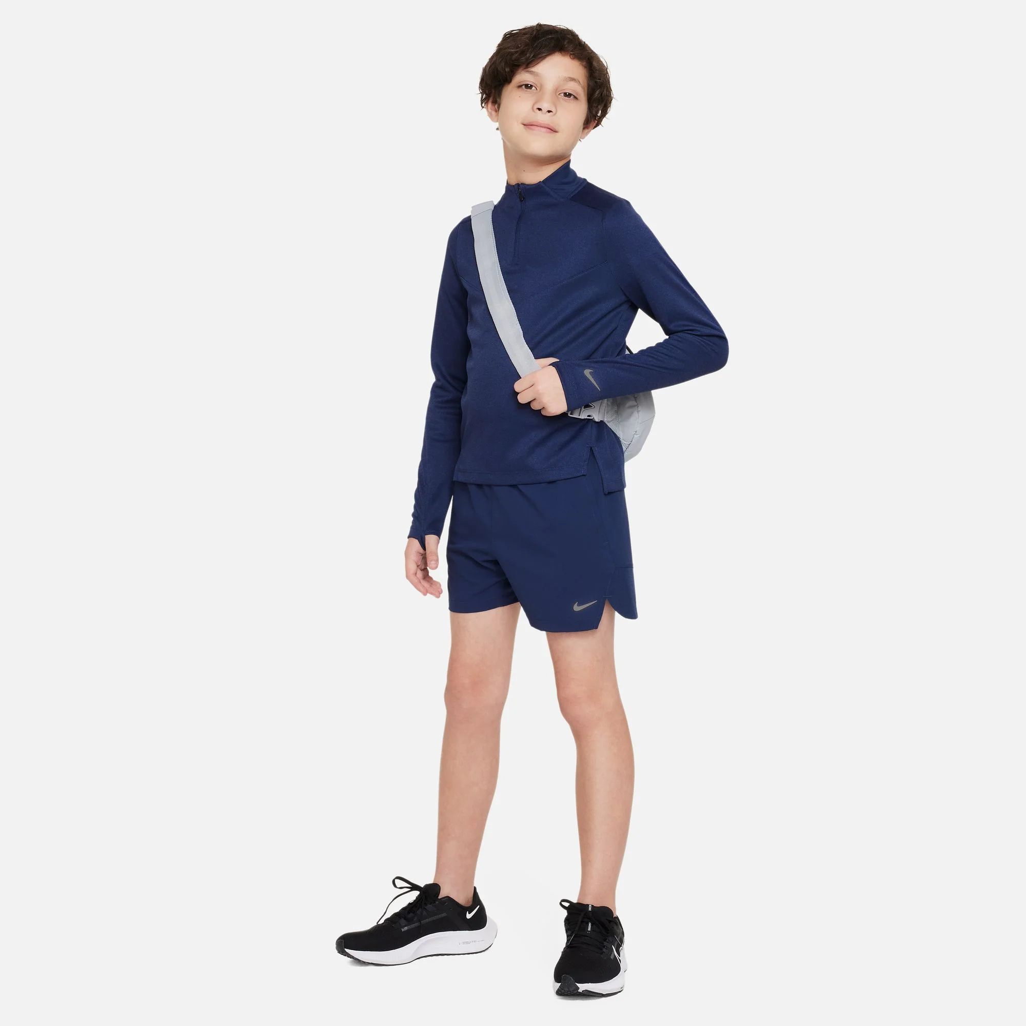 Nike Dri-FIT Multi Tech 1/2 Zip | Midnight Navy/Reflective Silver - Image 9