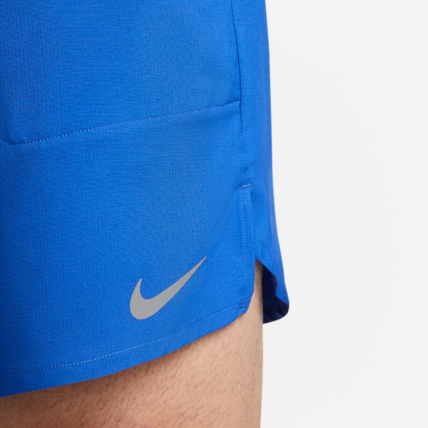 NIKE MENS DRI-FIT STRIDE 7" BRIEF LINED SHORTS | GAME ROYAL/REFLECTIVE SILVER - Image 7
