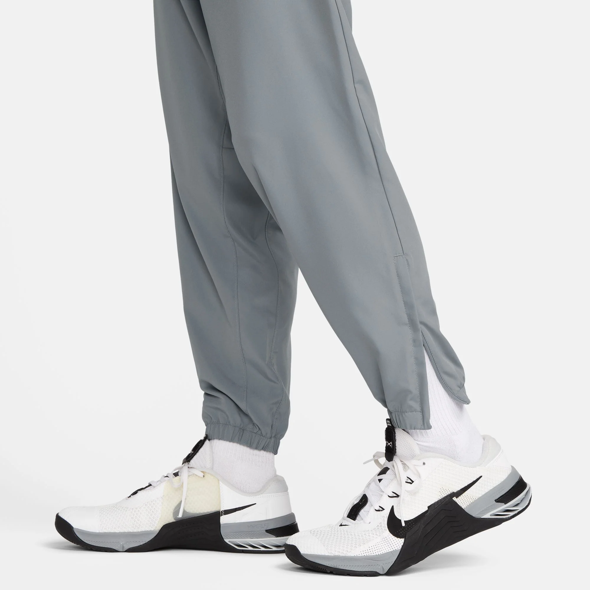 Nike Mens Dri-FIT Tapered Versatile Pants | Smoke Grey/Reflective Silver - Image 4