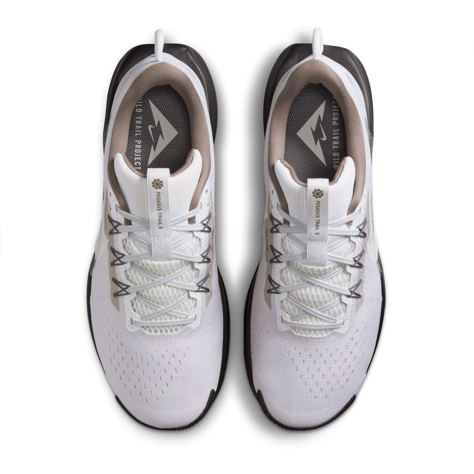Nike Mens Reactx Pegasus Trail 5 | Vast Grey/Black - Image 9