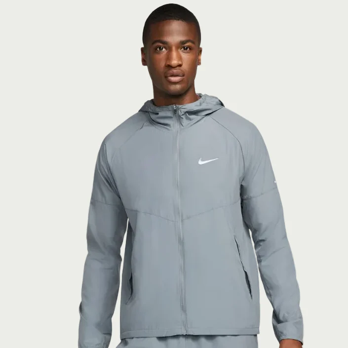 NIKE MENS MILER RUNNING JACKET | SMOKE GREY - Image 7